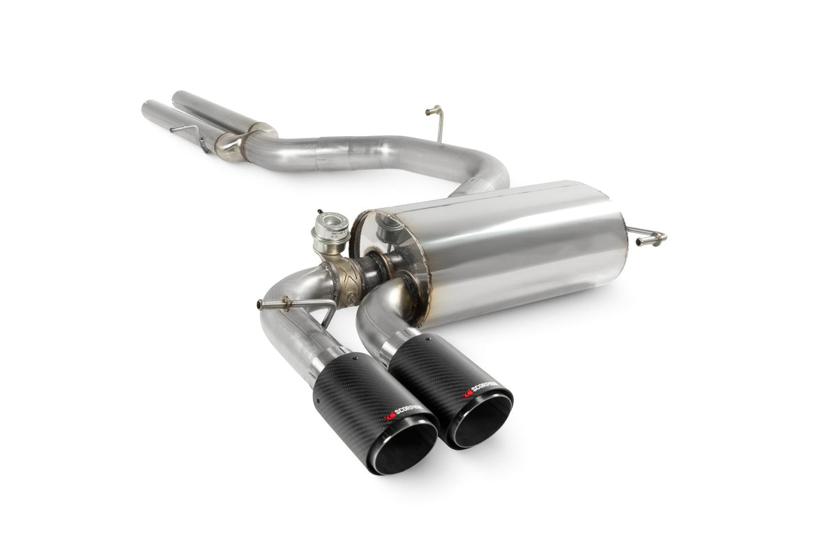 Audi RS3 8P Non-resonated secondary cat-back system - Scorpion