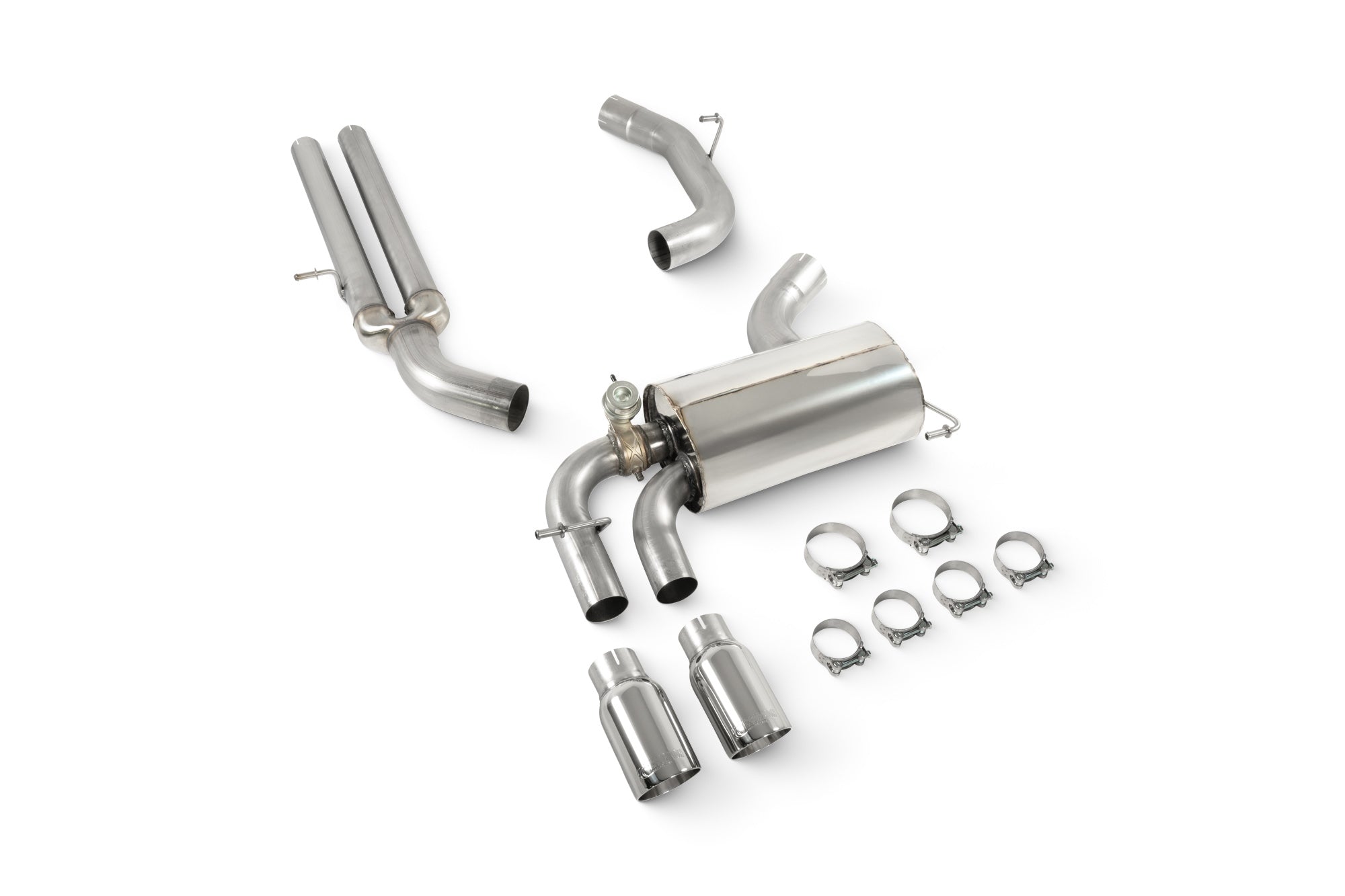 Audi RS3 8P Non-resonated secondary cat-back system - Scorpion