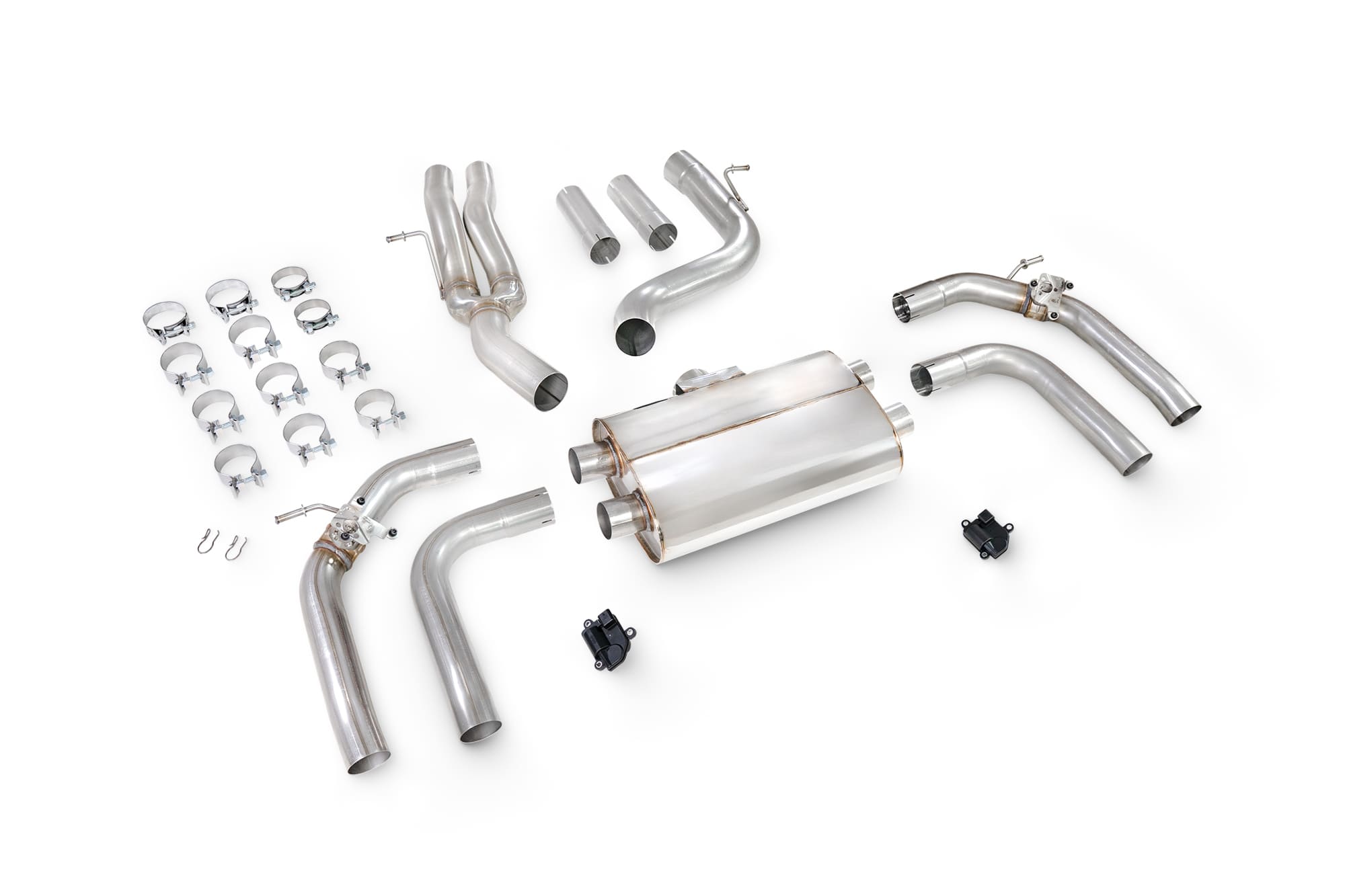 Audi RS3 8Y Saloon Non-Resonated Cat/GPF-back system with elec valves - Scorpion