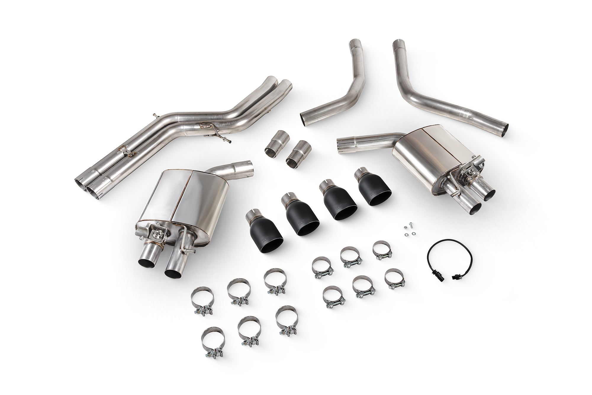 Audi S6/S7 C7 Non-Res half system with electronic valves - Daytona - Scorpion