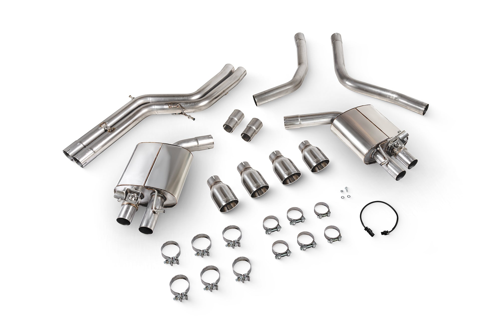 Audi S6/S7 C7 Non-Res half system with electronic valves - Daytona - Scorpion