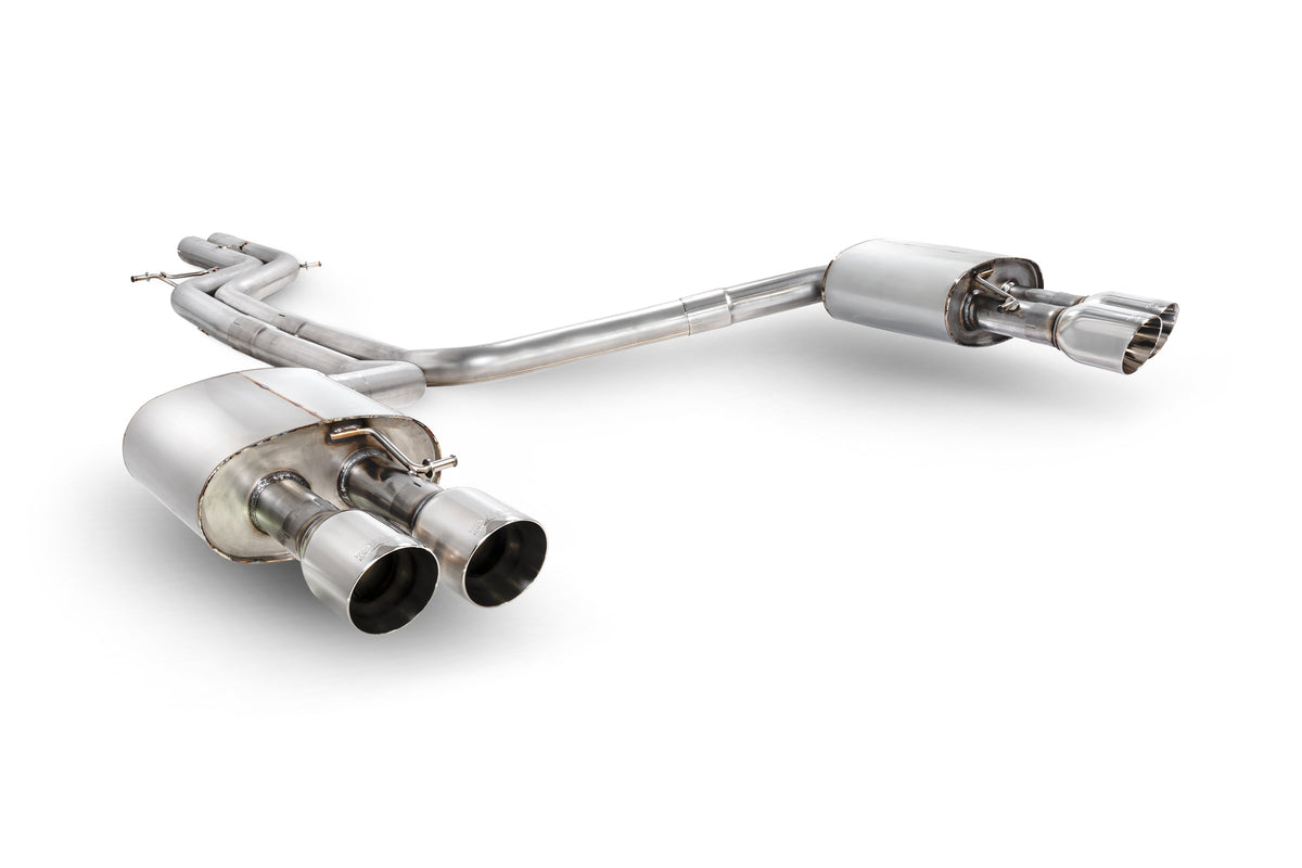 Audi S6/S7 C7 Non-resonated half system with no valves - Daytona