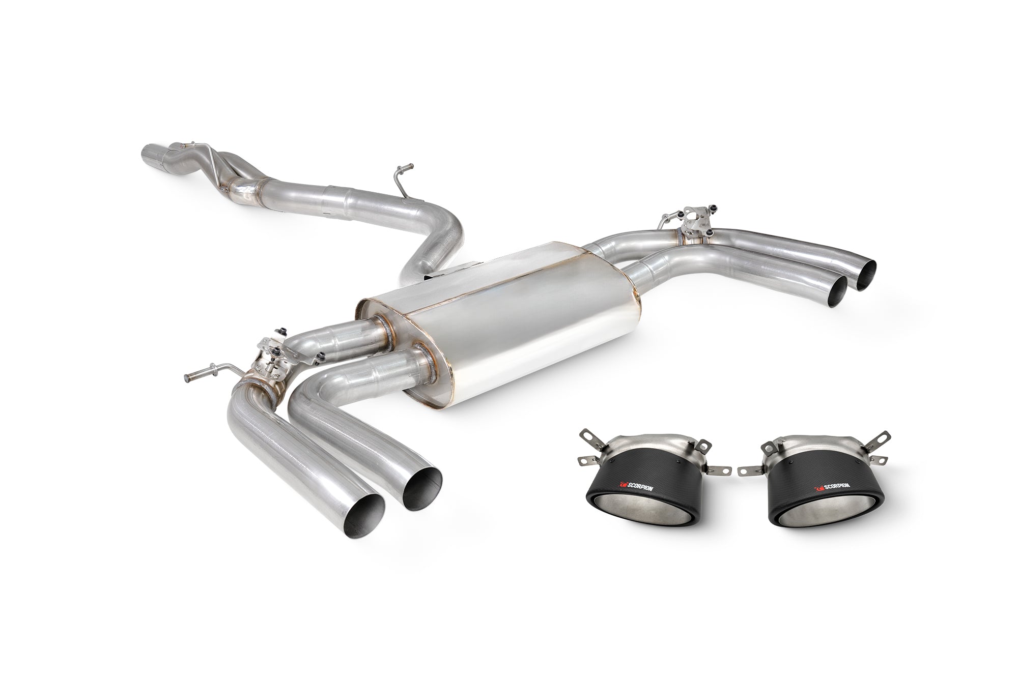 Audi RS3 8Y Sportback Non-resonated gpf-back system with valves - Scorpion