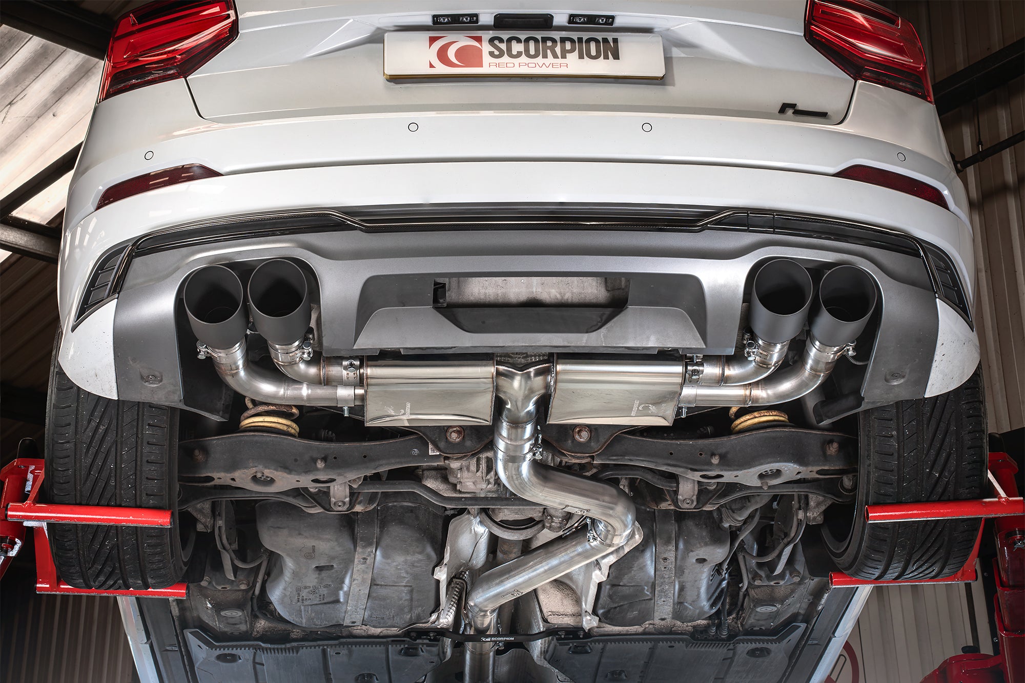 Audi SQ2 Non-resonated gpf-back system non valved - Scorpion
