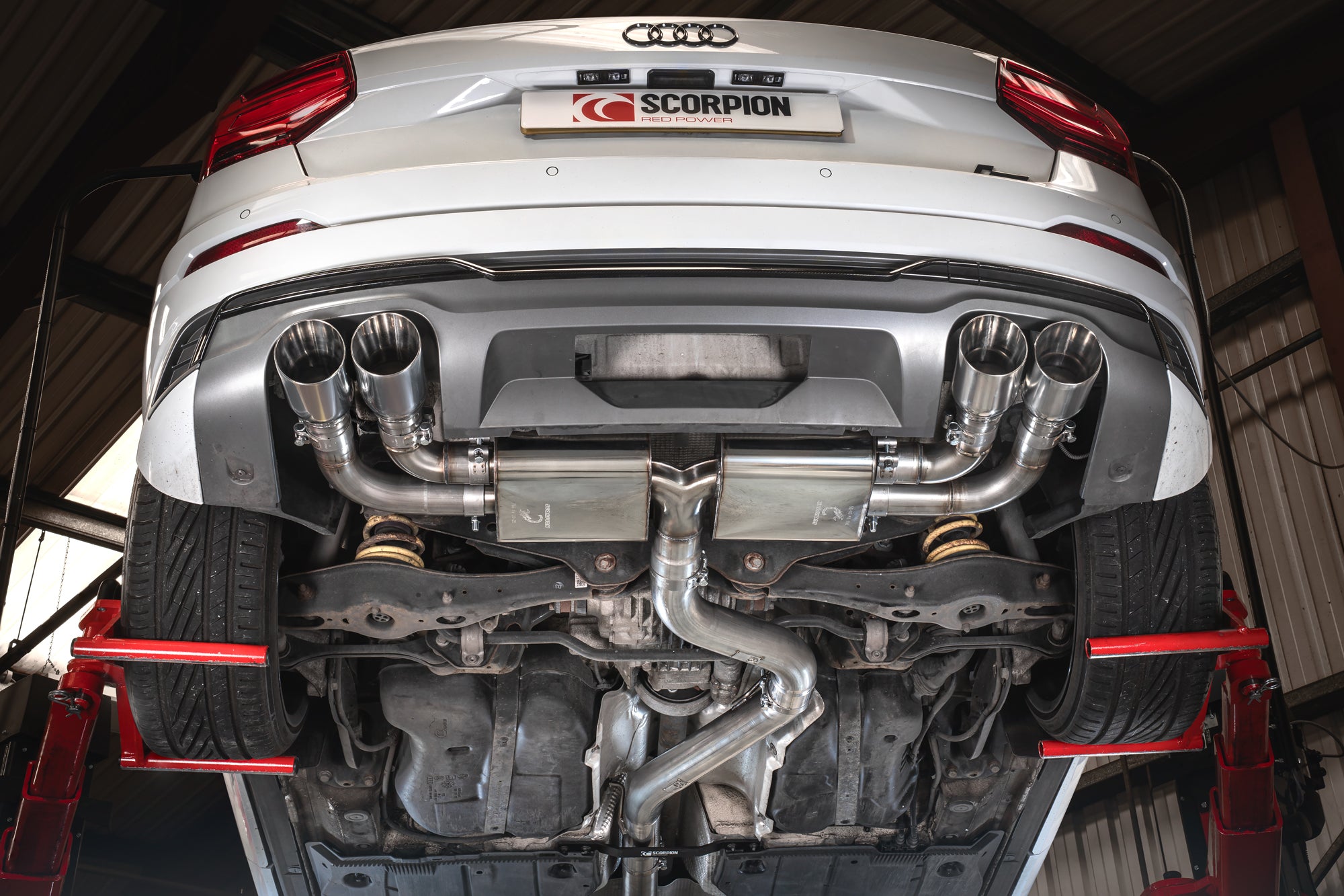 Audi SQ2 Non-resonated gpf-back system non valved - Scorpion