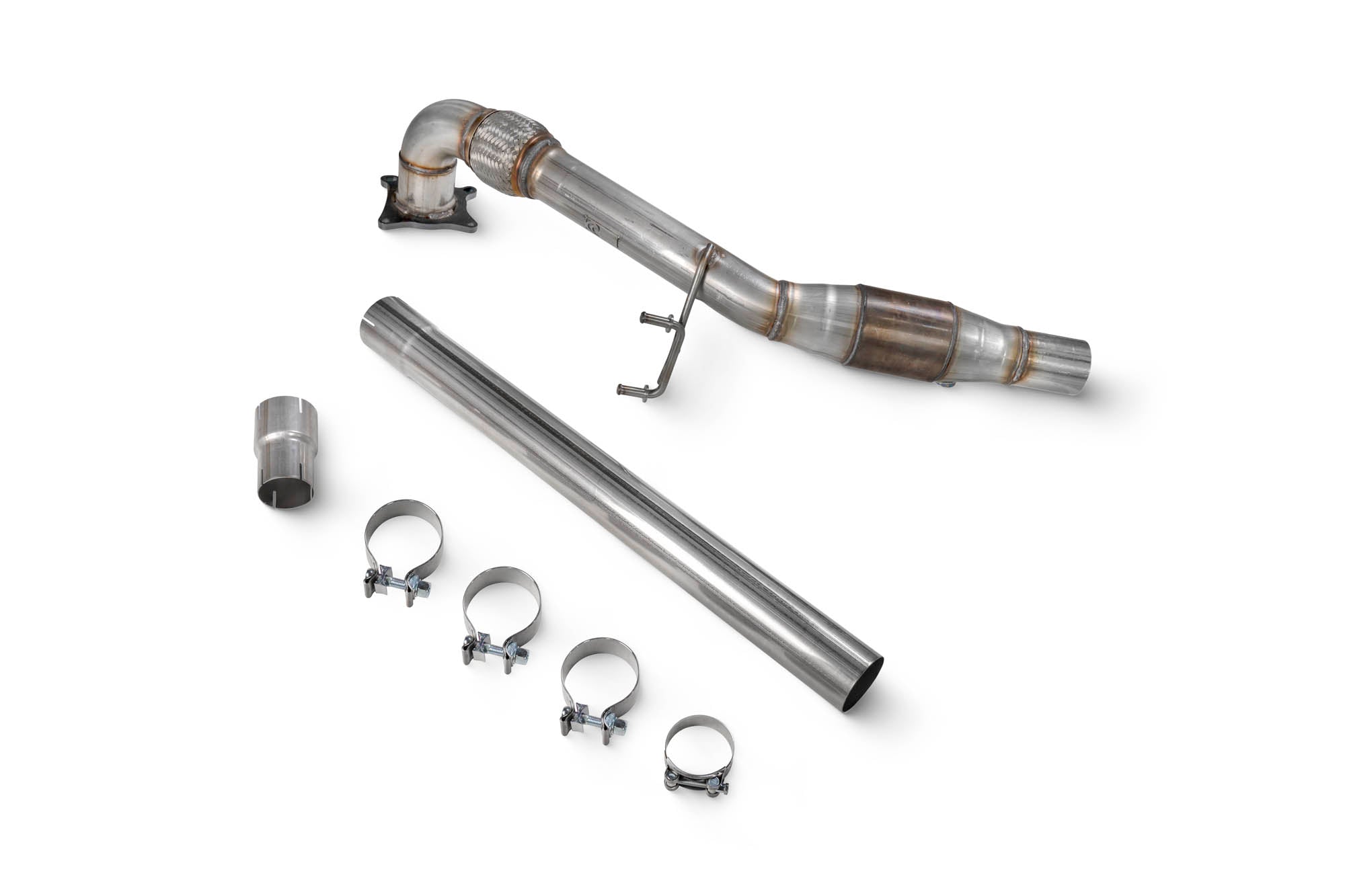 Audi TT S Mk2 Downpipe with a high flow sports catalyst - Scorpion