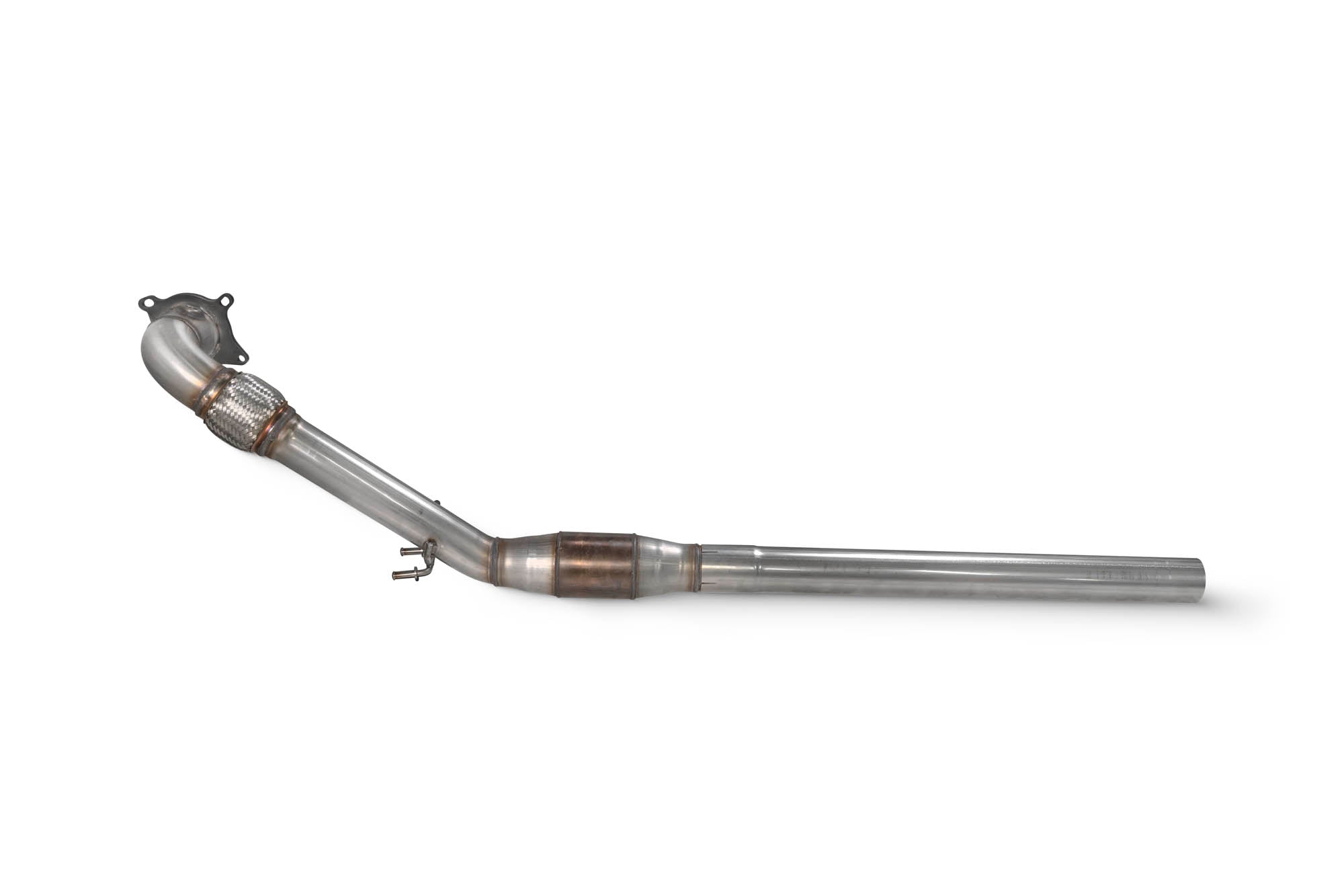 Audi TT S Mk2 Downpipe with a high flow sports catalyst - Scorpion