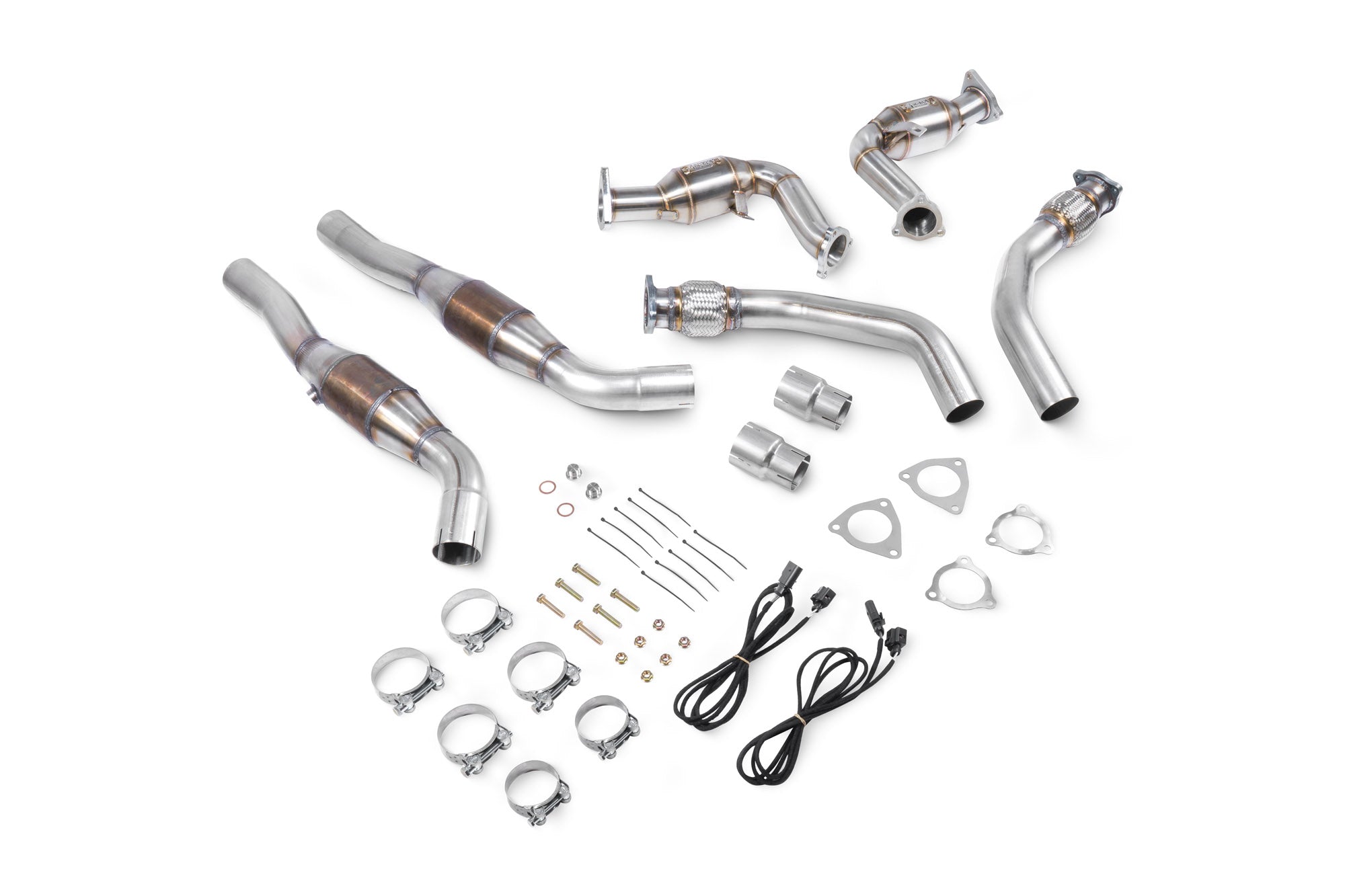 Audi S4 3.0 TFSI V6 Quattro Saloon, Sedan & Avant B8/B8.5 09-16 / S5 3.0 TFSI V6 Quattro 8T Coupe 12-17 Downpipes with Sports Cats in Front Pipes - Scorpion