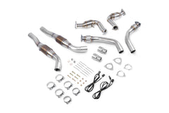 Audi S4 3.0 TFSI V6 Quattro Saloon, Sedan & Avant B8/B8.5 09-16 / S5 3.0 TFSI V6 Quattro 8T Coupe 12-17 Downpipes with Sports Cats in Front Pipes - Scorpion