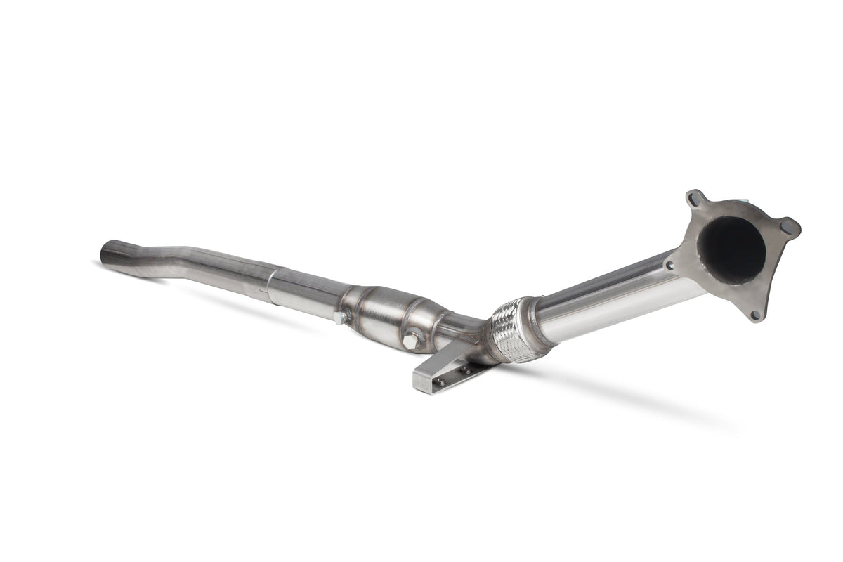Audi S3 8P Downpipe with a high flow sports catalyst - Scorpion