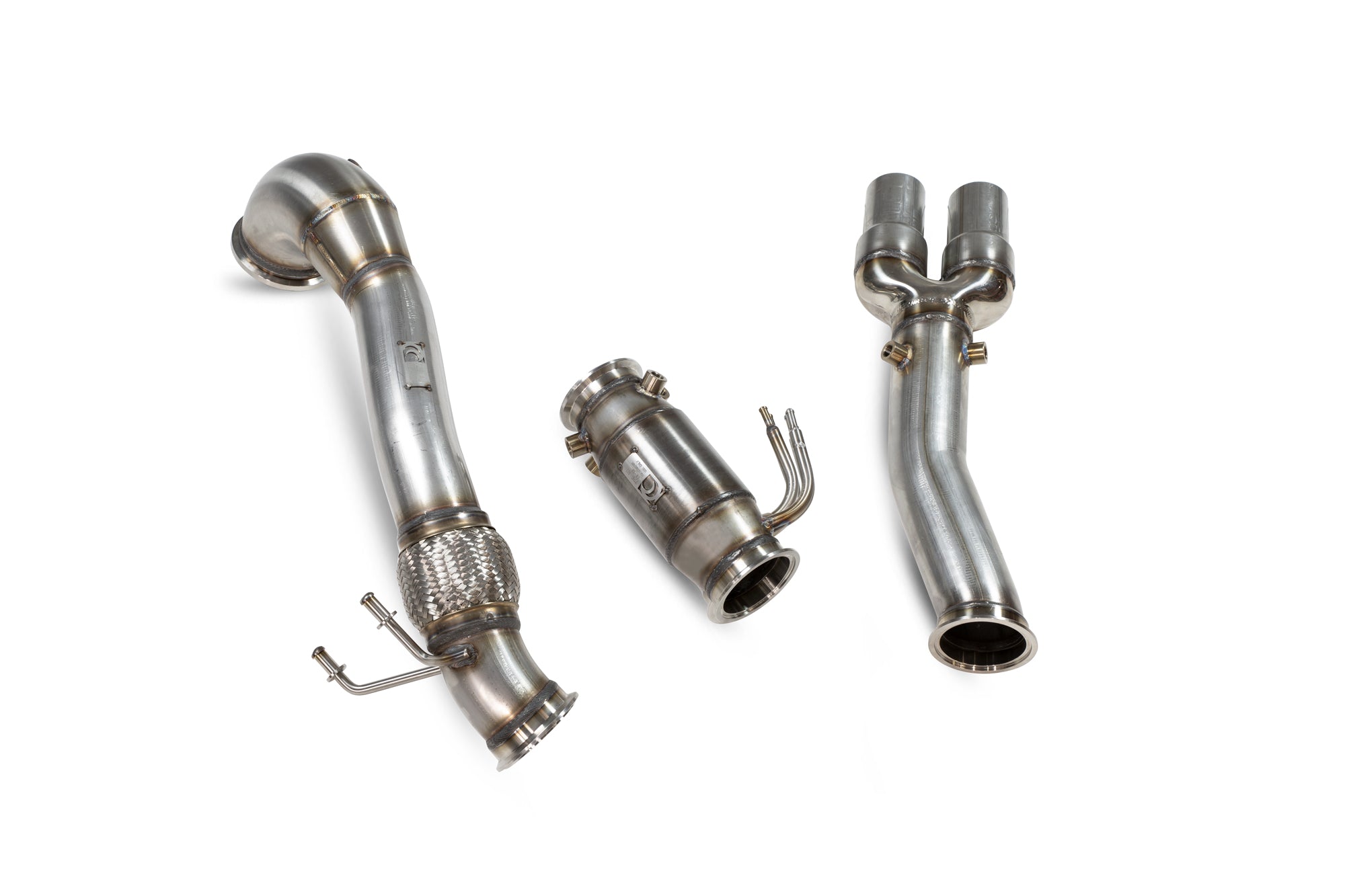 Audi RS3 8V Sportback & Saloon / TTRS MK3 / RS3 8Y Sportback & Saloon Downpipe with sports catalyst (GPF removed) - Scorpion
