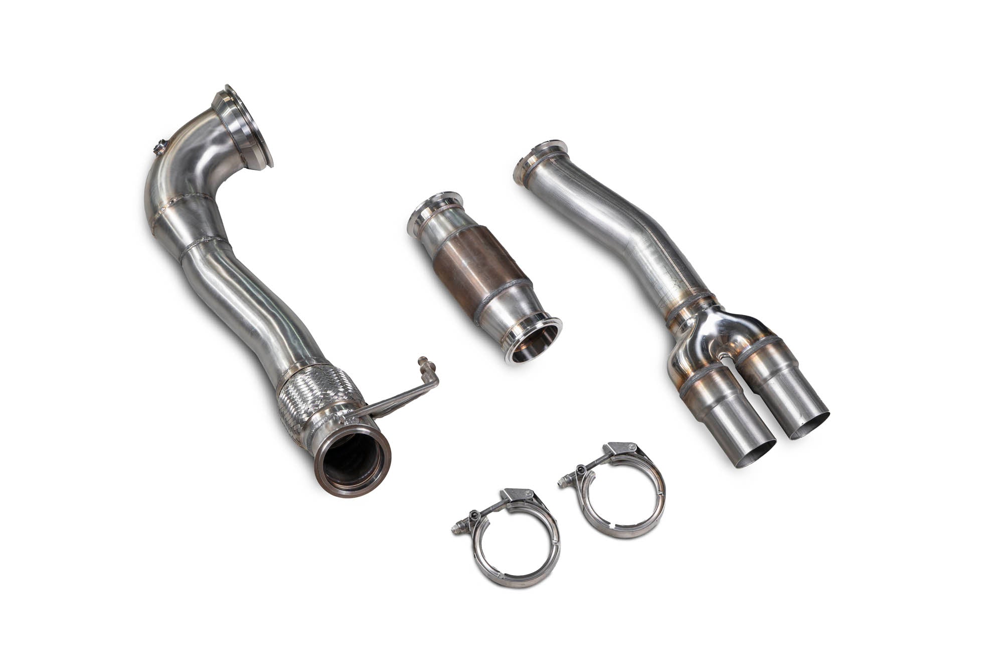 Audi RS3 8V Pre-Facelift Downpipe with sports catalyst - Scorpion