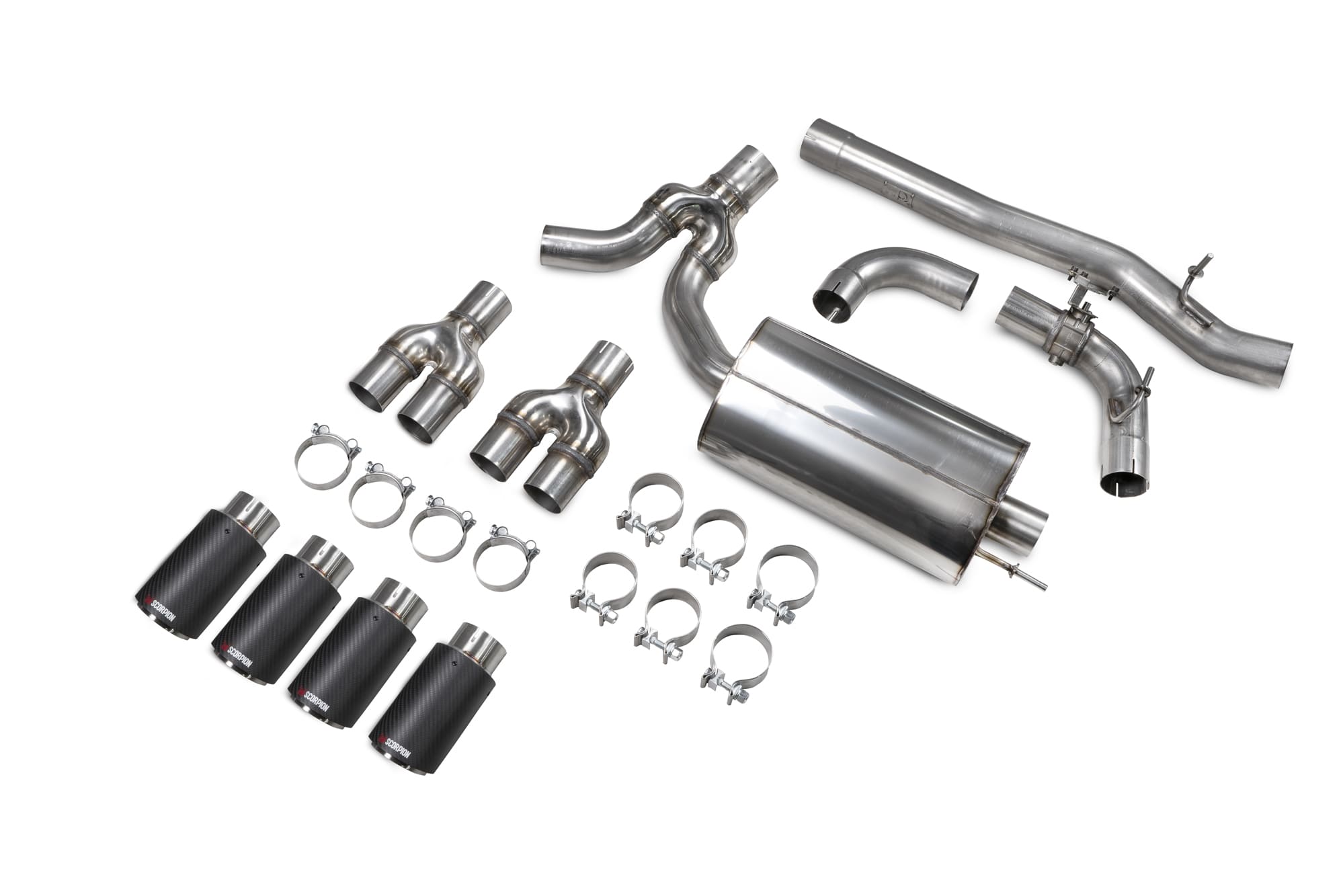 BMW M235i Gran Coupe xDrive F44 GPF-Back system with electronic valve - Scorpion