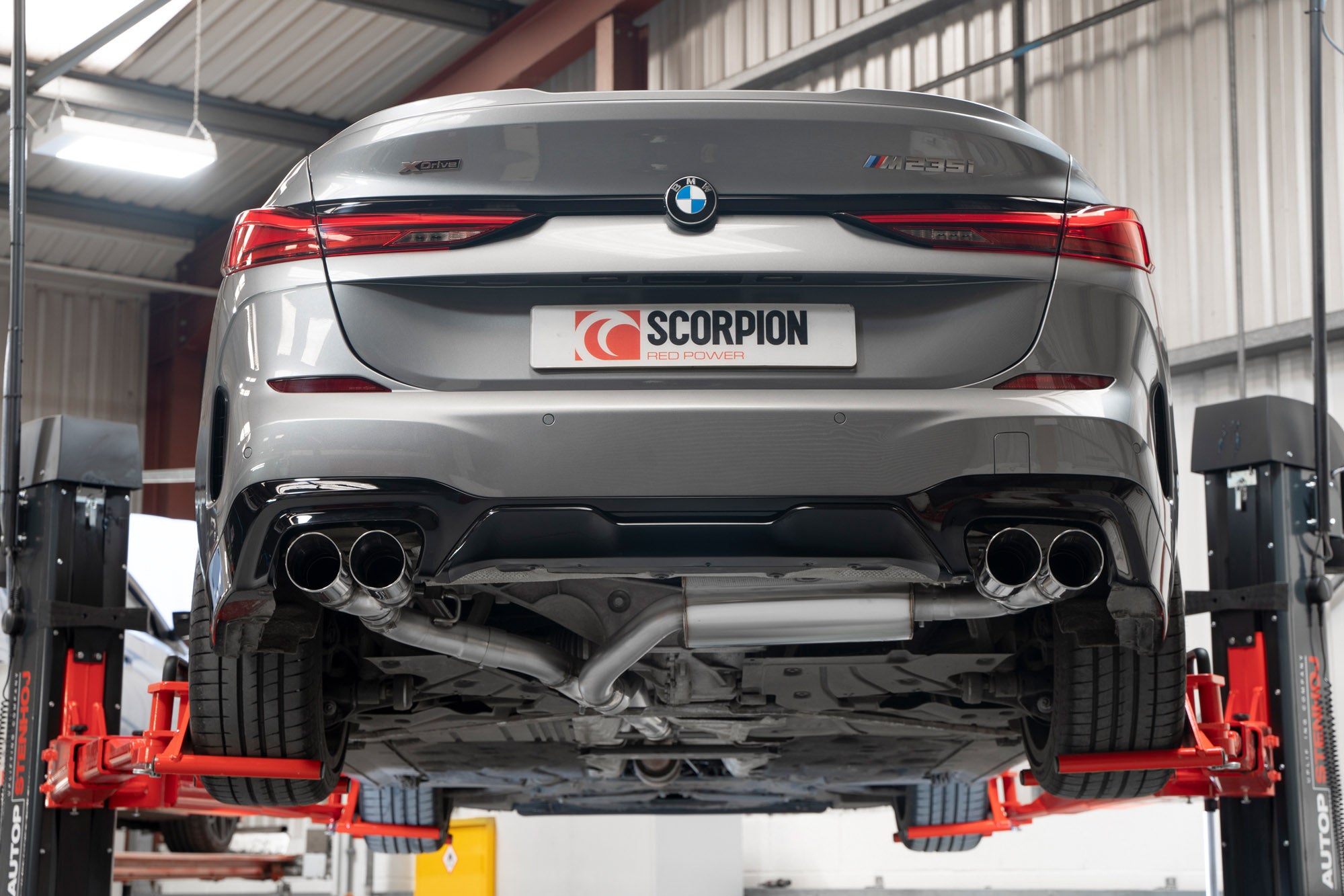 BMW M235i Gran Coupe xDrive F44 GPF-Back system with electronic valve - Scorpion