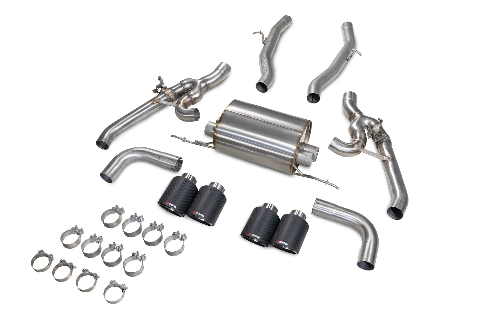 BMW X3 M / M4 M including Competition Half System with valves - Scorpion
