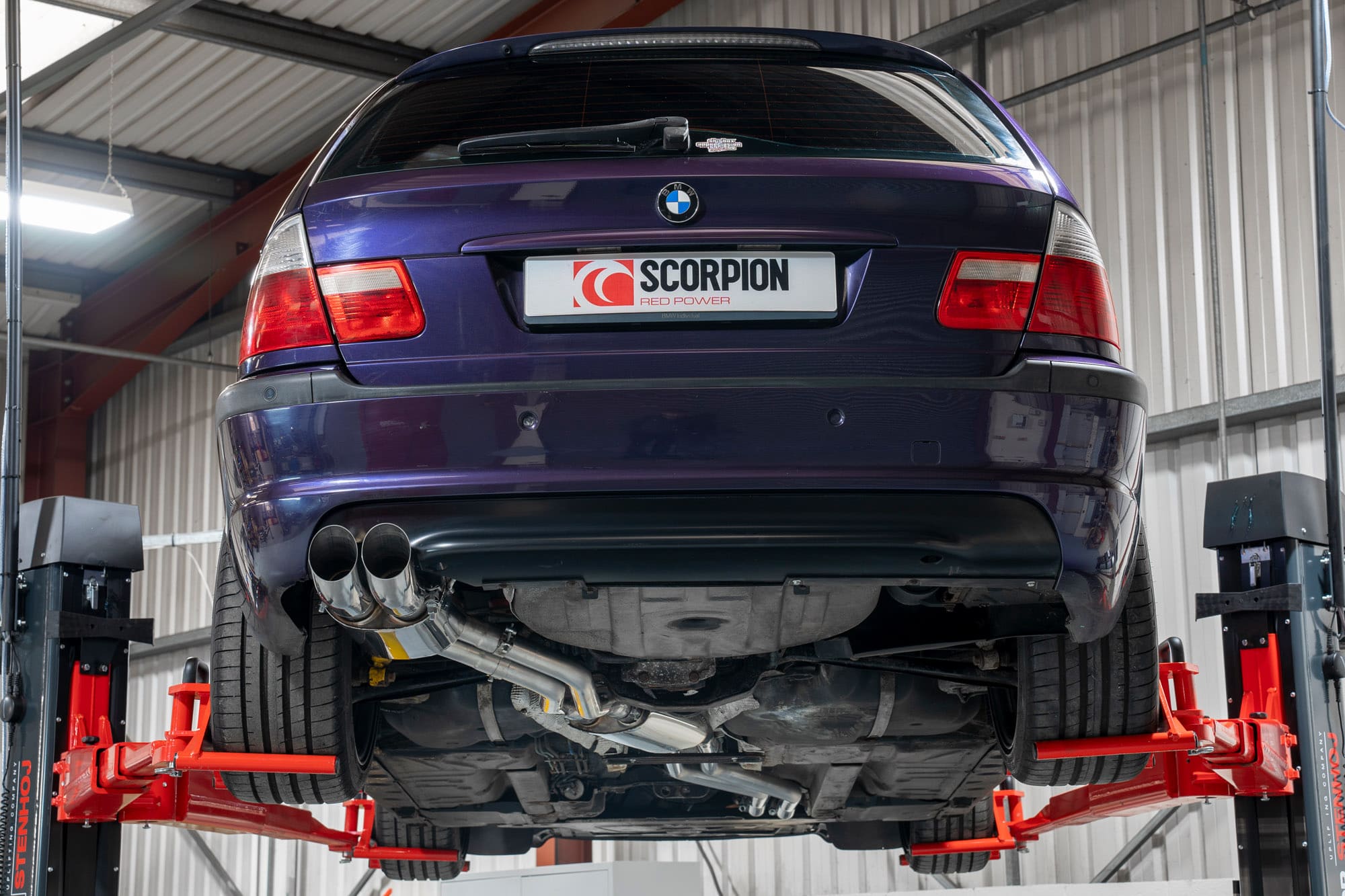 BMW E46 320/325/330 RWD Petrol Cat-back System - Scorpion