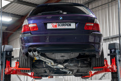 BMW E46 320/325/330 RWD Petrol Cat-back System - Scorpion