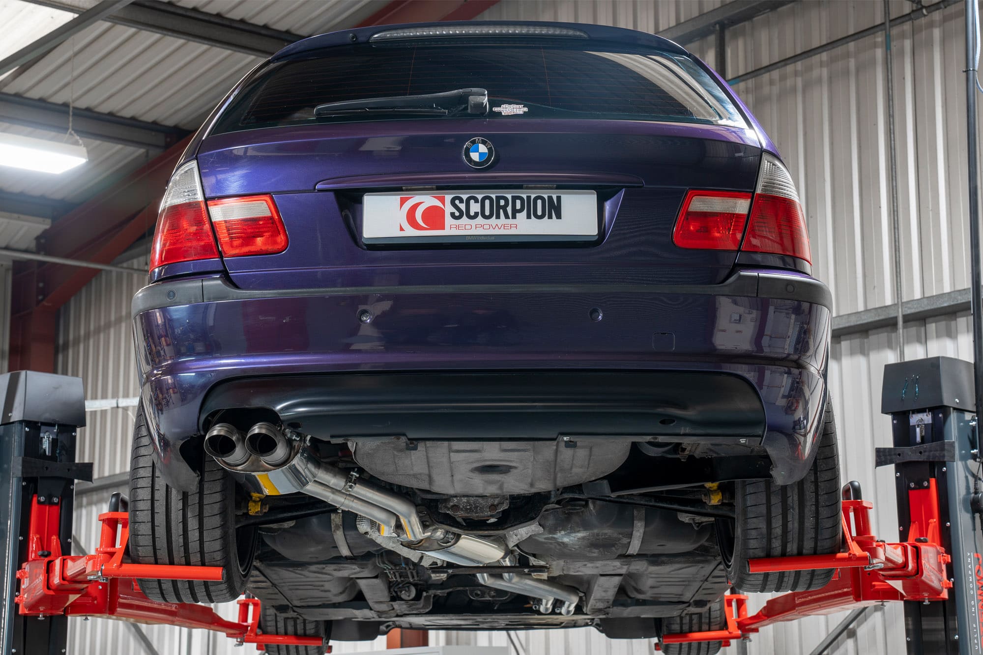 BMW E46 320/325/330 RWD Petrol Cat-back System - Scorpion