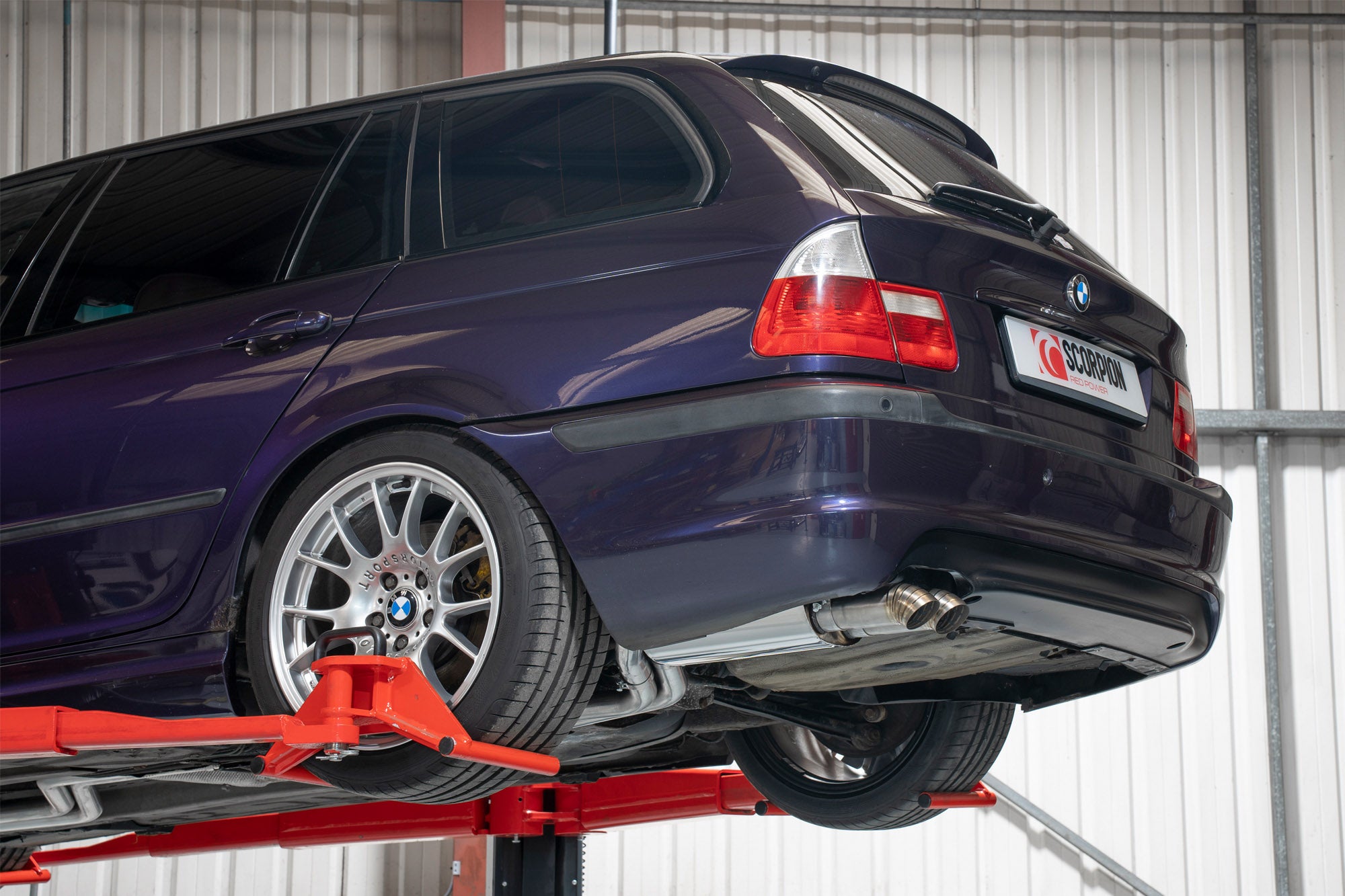 BMW E46 320/325/330 RWD Petrol Cat-back System - Scorpion