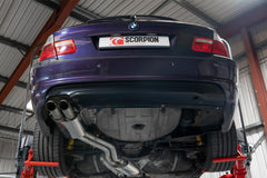 BMW E46 320/325/330 RWD Petrol Cat-back System - Scorpion