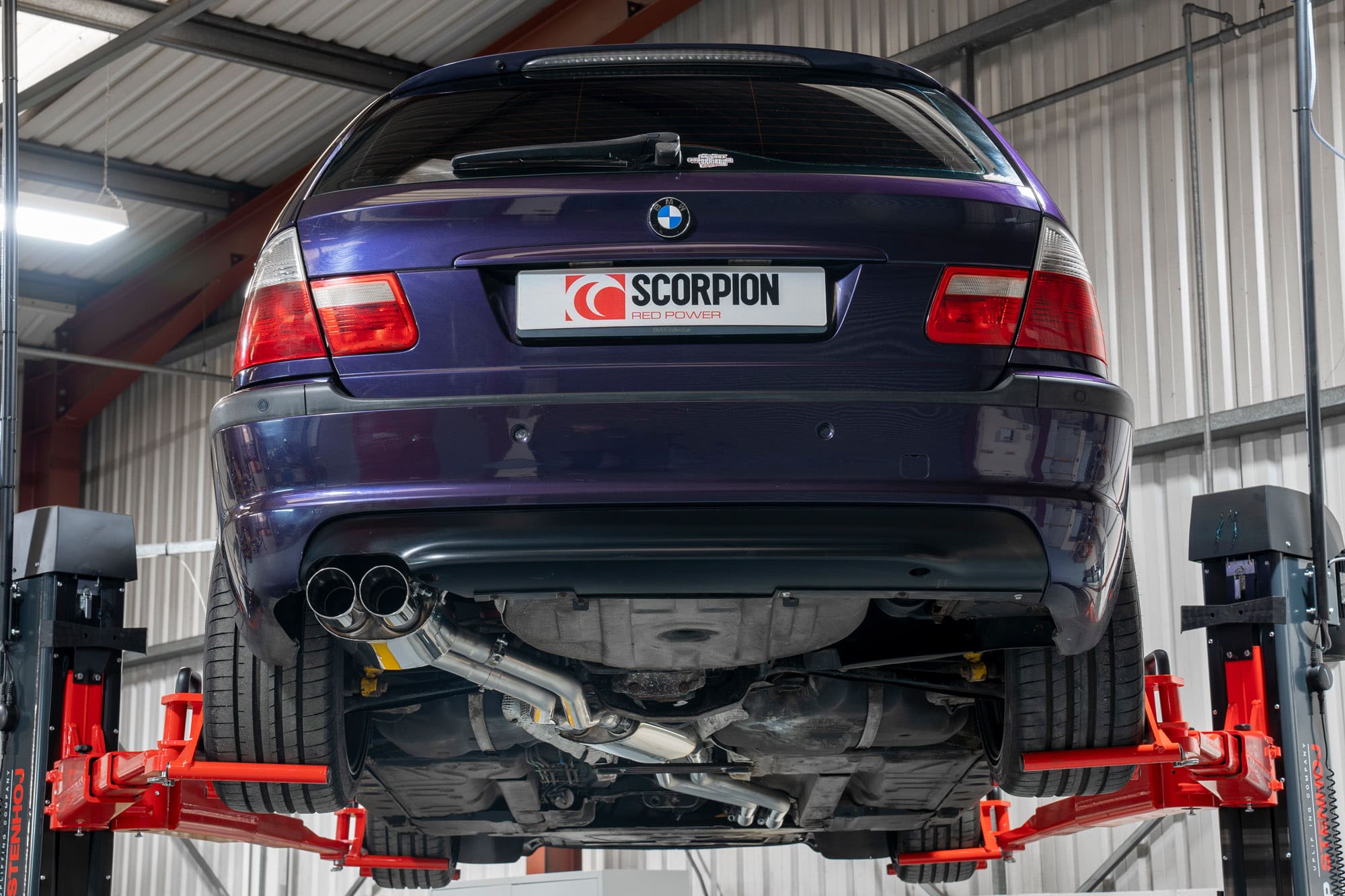 BMW E46 320/325/330 RWD Petrol Cat-back System - Scorpion