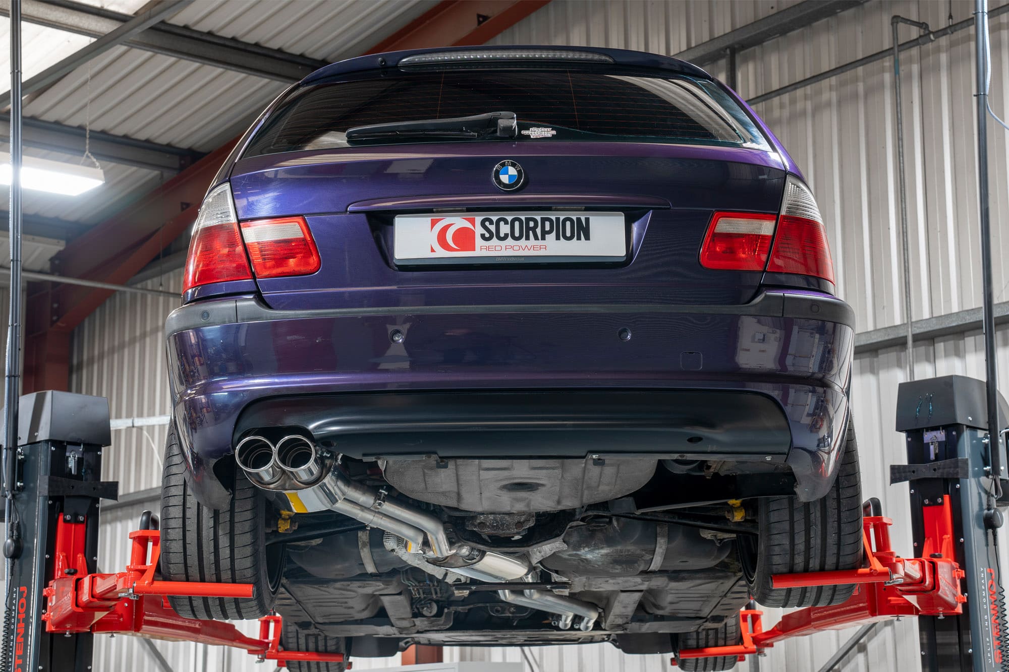 BMW E46 320/325/330 RWD Petrol Cat-back System - Scorpion