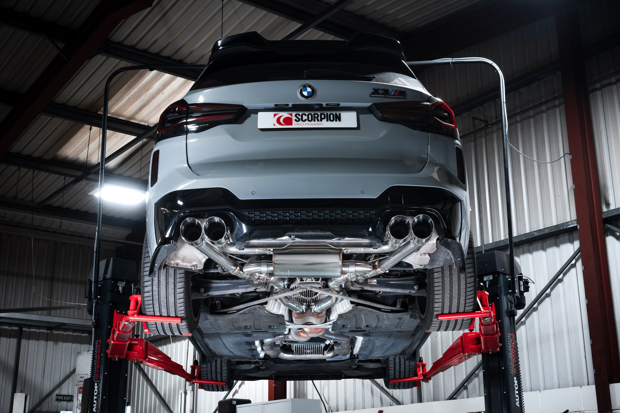 BMW X3 M LCI including Competition / X4 M, X4 M Competition 3.0 LCi models Half System with valves - Scorpion