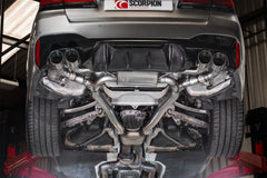 BMW F90 M5 (Pre & Post LCI) Half system with electronic valves - Scorpion