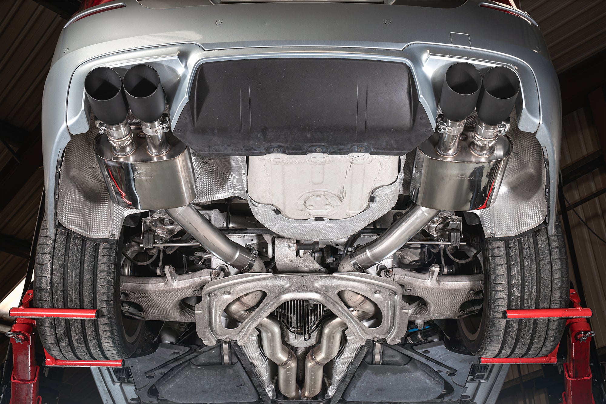 BMW M5 F10 Rear silencers only - Scorpion