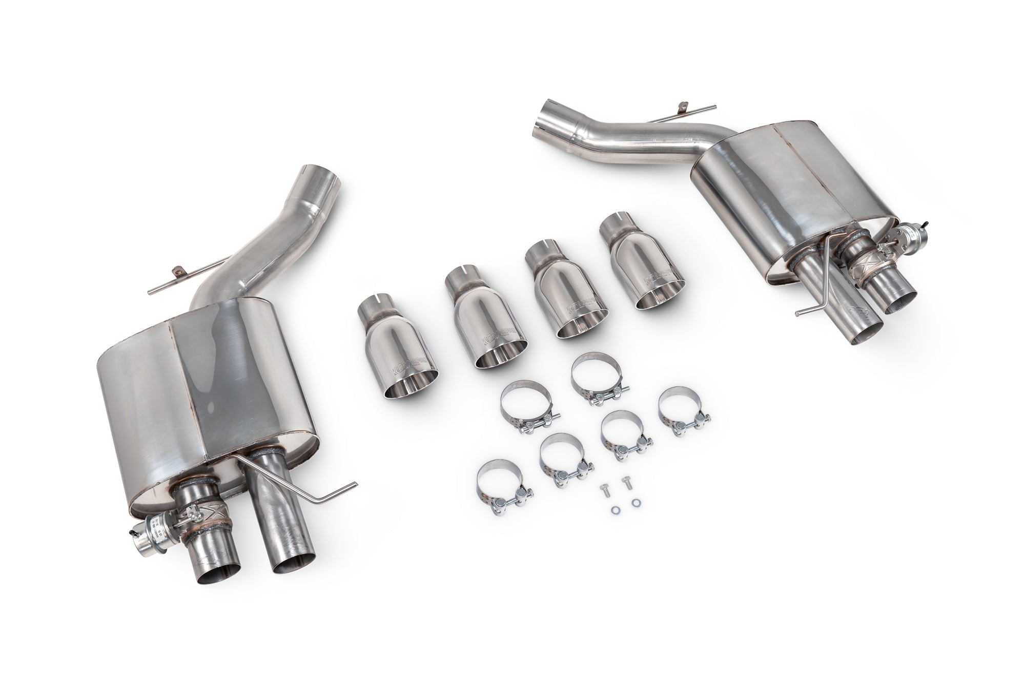 BMW M5 F10 Rear silencers only - Scorpion
