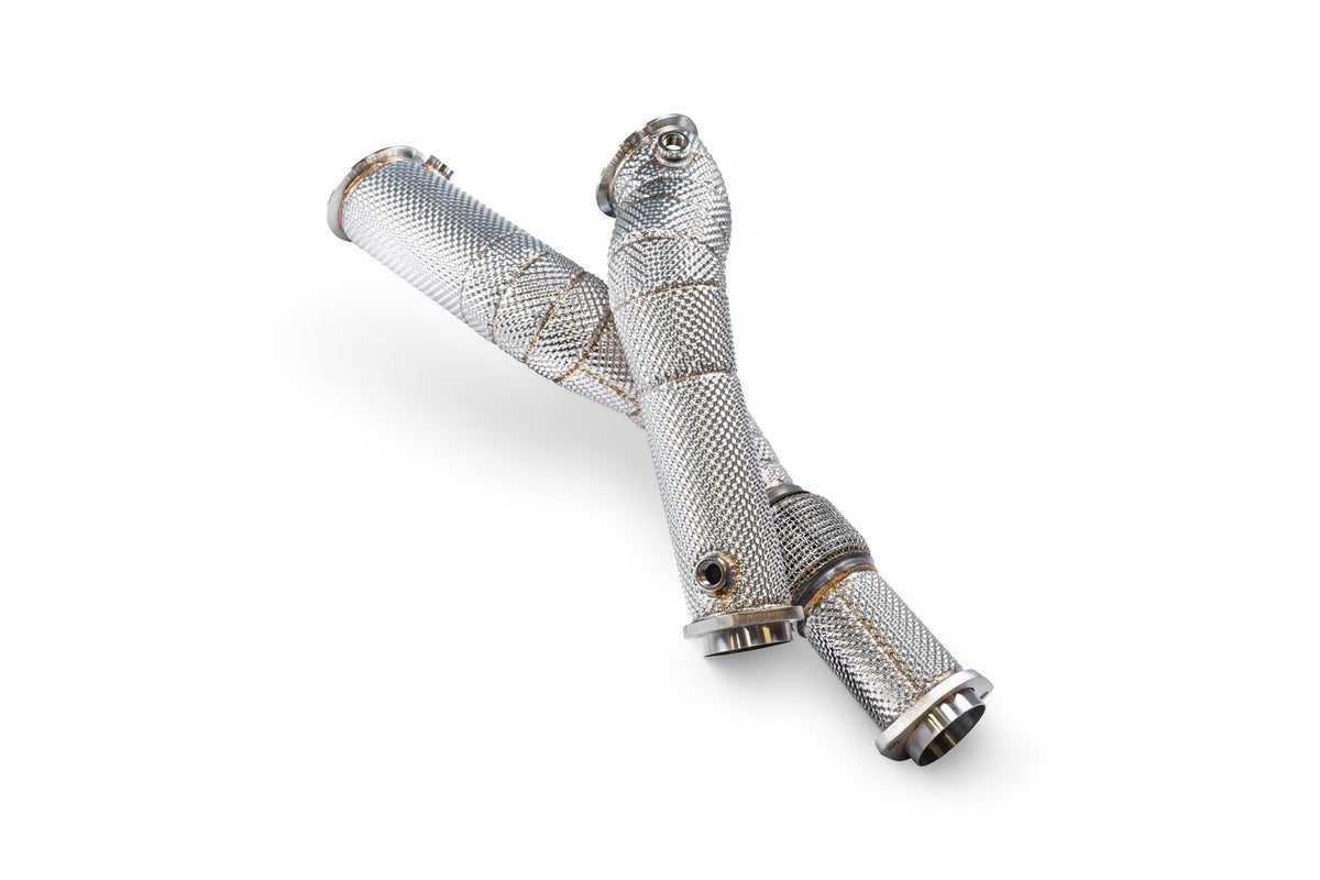 BMW M2 G87 / M3 G80/G81 / M4 G82 including Competition & xDrive / X4 M, X4 M Competition 3.0 LCi models De-cat Downpipes - Scorpion