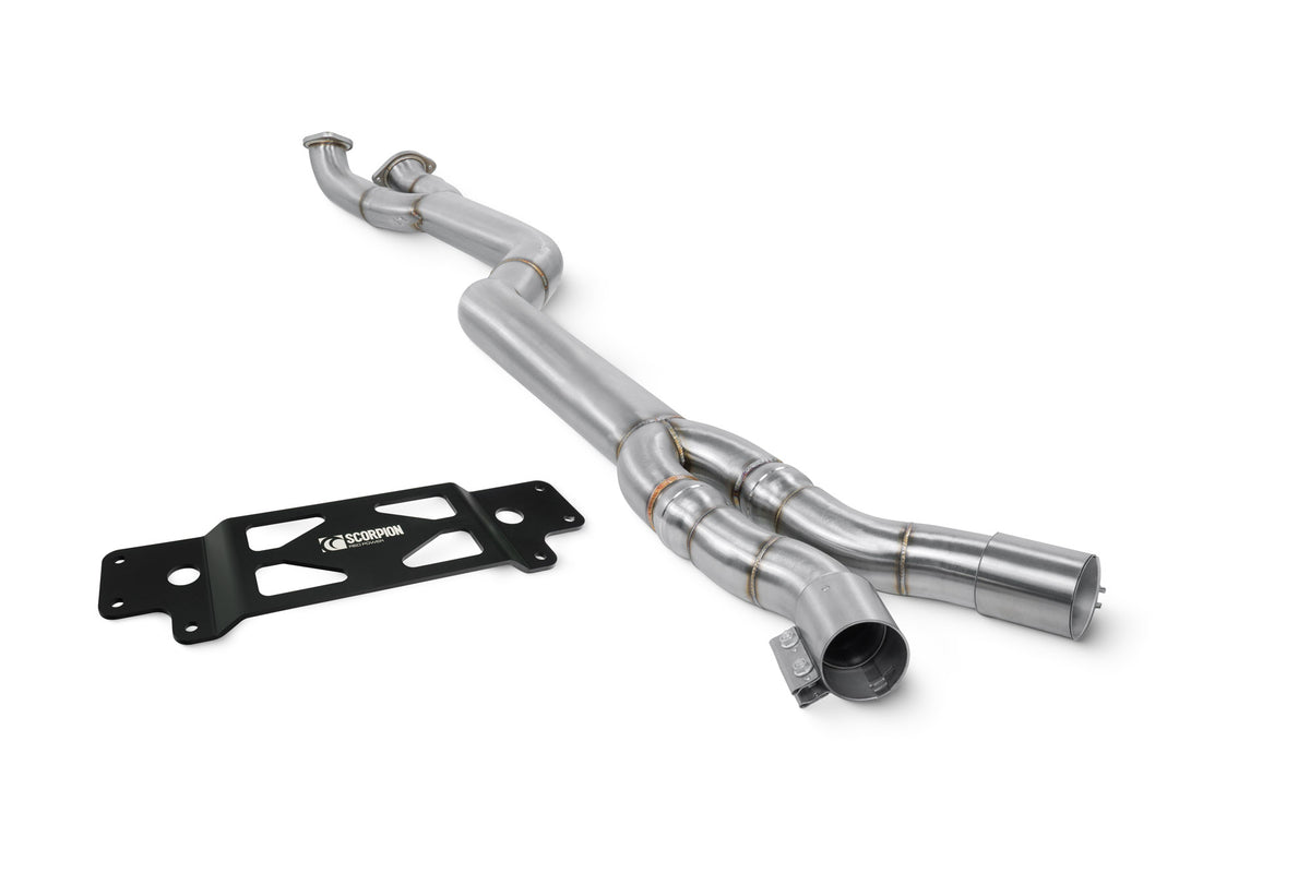 BMW M2 G87 Single Mid Pipe - Scorpion