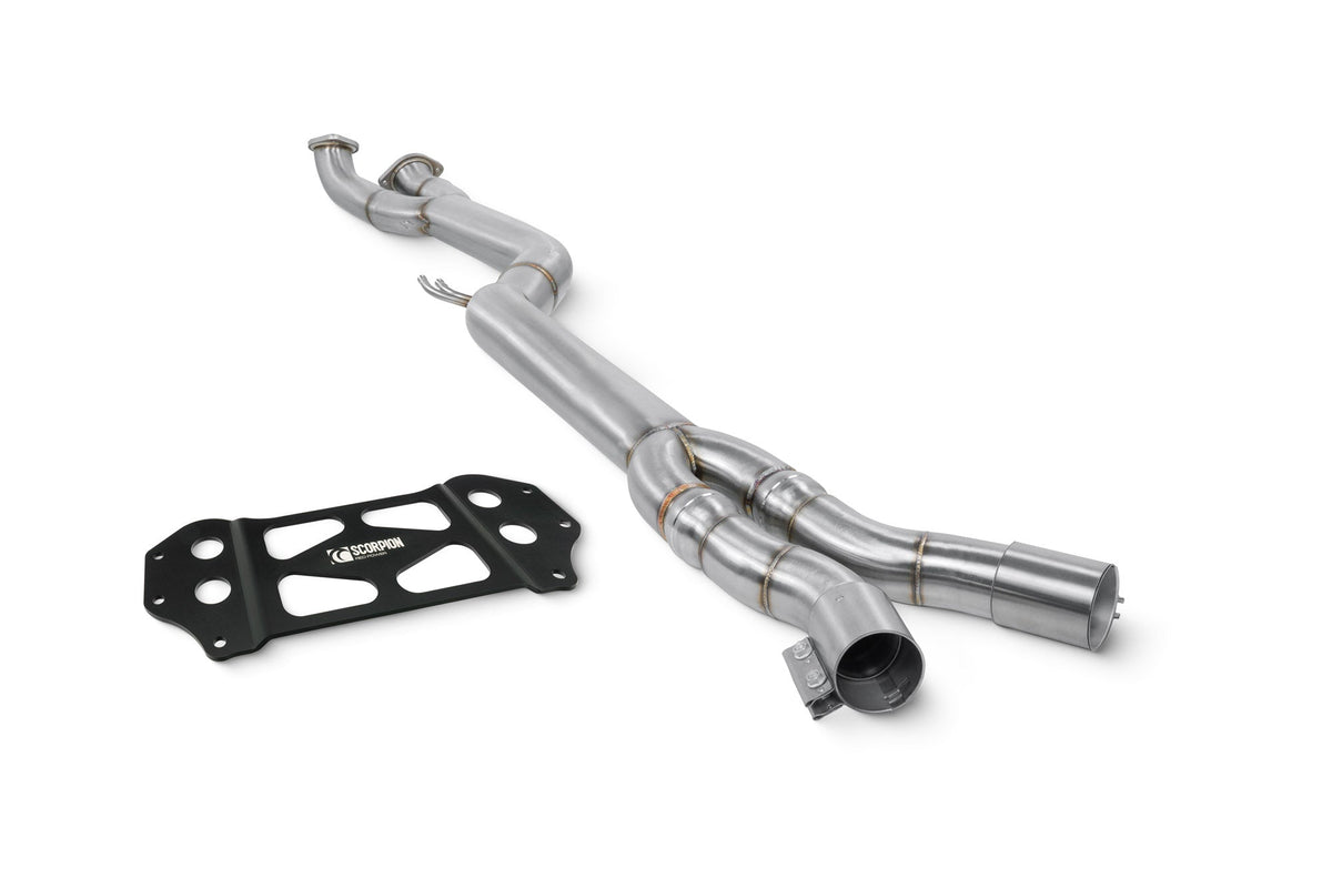 BMW M3 G80/G81 / M4 G82 including Competition & xDrive Single Mid Pipe (Removes GPF) - Scorpion