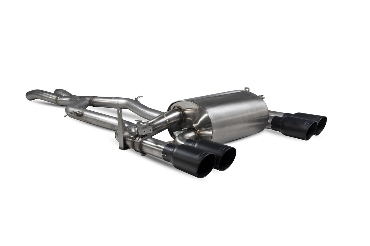 BMW F80 M3 / M4 F82 F83 Non-res cat-back system with electronic valves - Scorpion