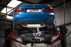 BMW 340i F30/F31 15-18 & 440i F32/F33/F36 16-18 Including xDrive Non-resonated cat-back system - Scorpion