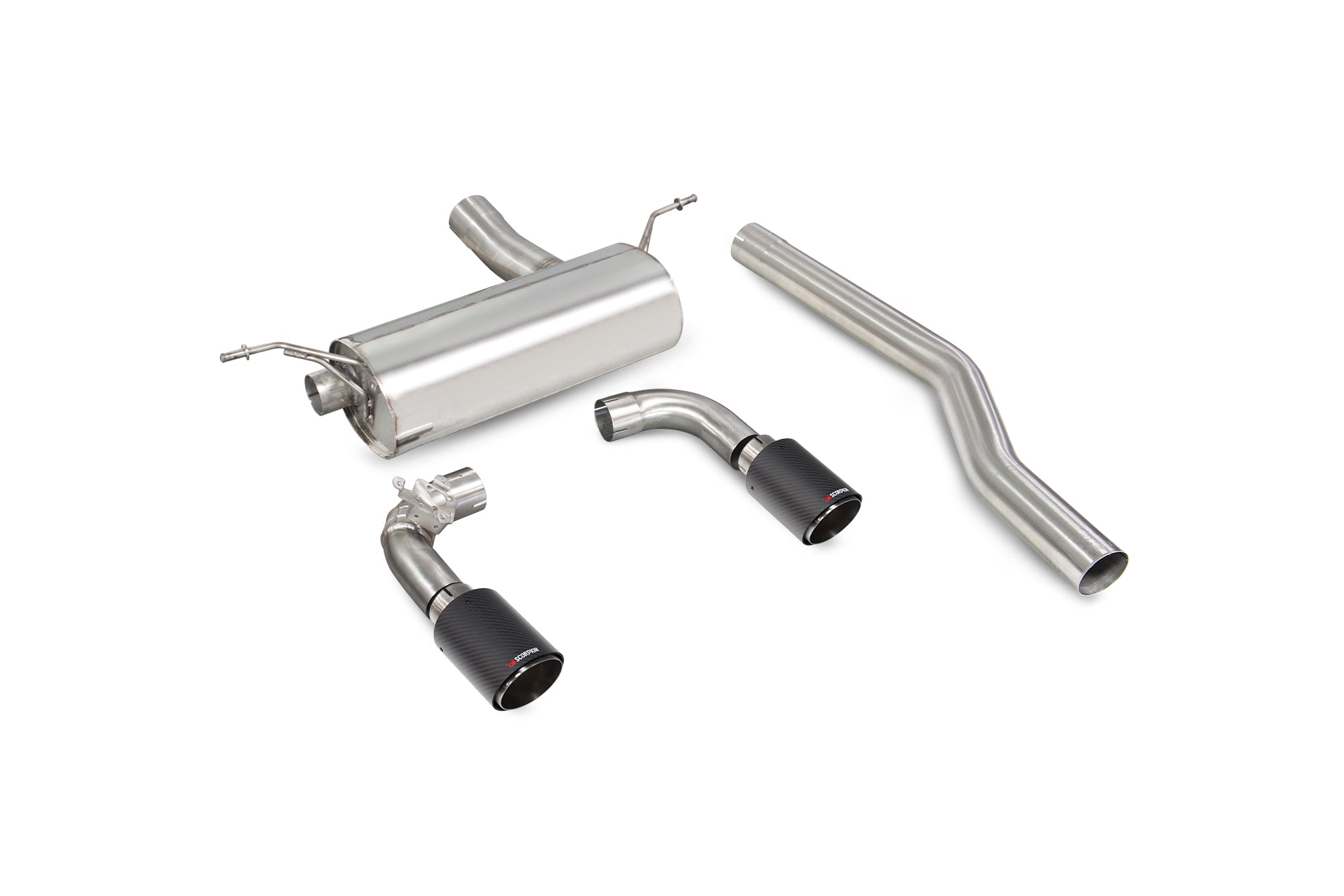 BMW M240i GPF (F22, F23) GPF-Back system with electronic valve - Scorpion