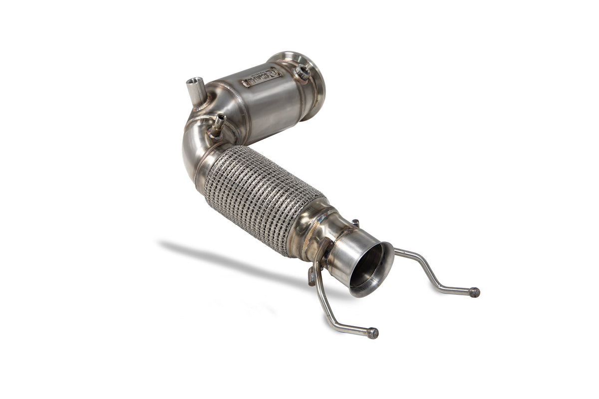 BMW M135i xDrive (F40) GPF model Downpipe with a high flow sports catalyst - Scorpion