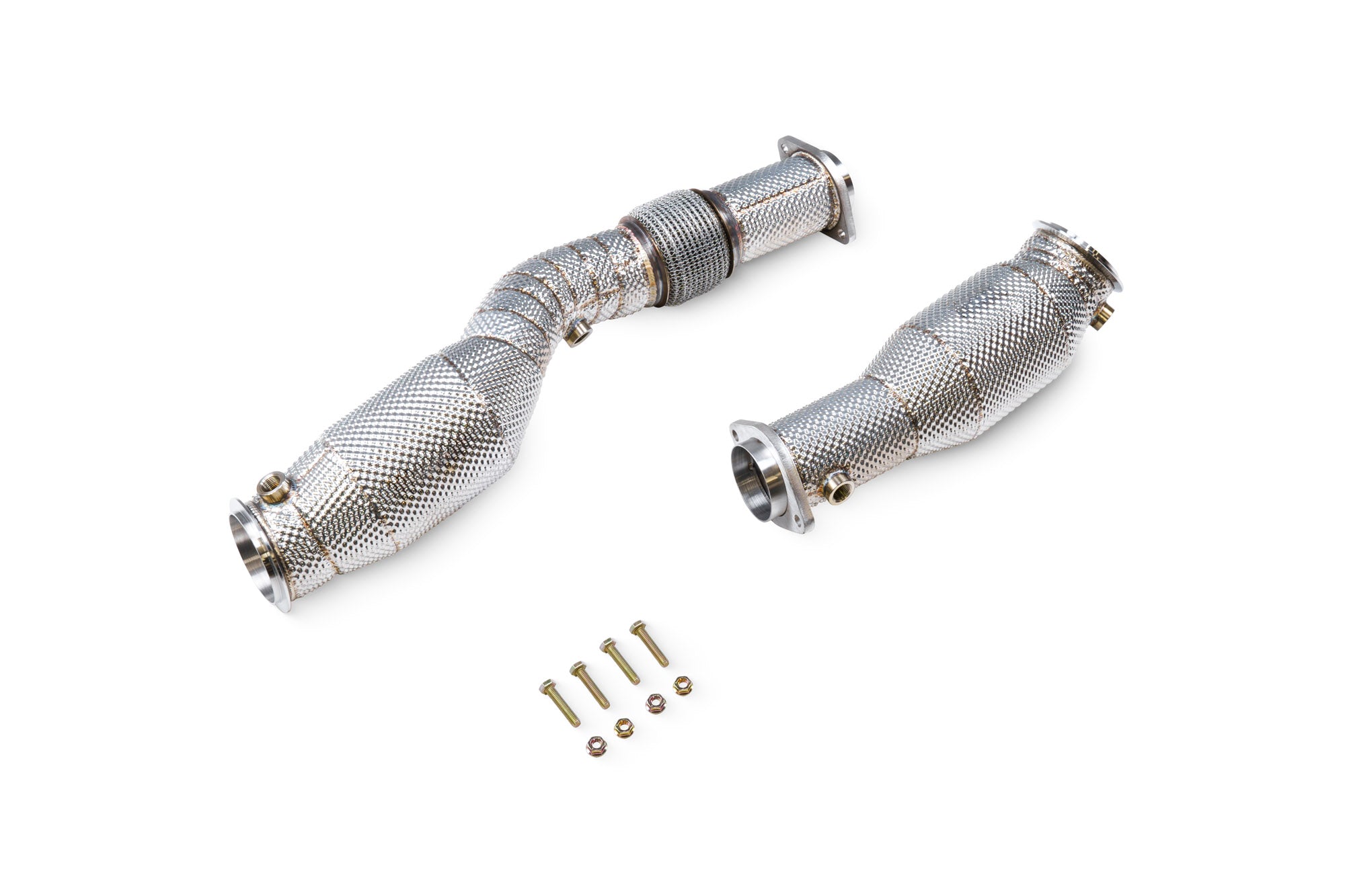 BMW M2 G87 / M3 G80/G81 / M4 G82 including Competition & xDrive Downpipes with a high flow sports catalysts - Scorpion