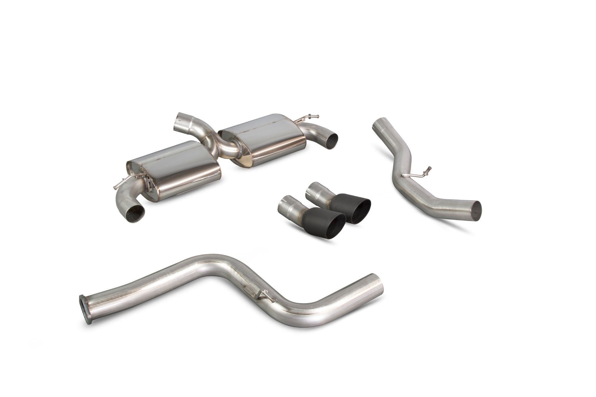 Ford Focus MK2 RS Non-resonated cat-back system - Scorpion