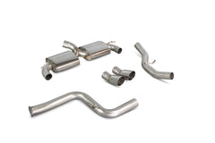 Ford Focus MK2 RS Non-resonated cat-back system - Scorpion