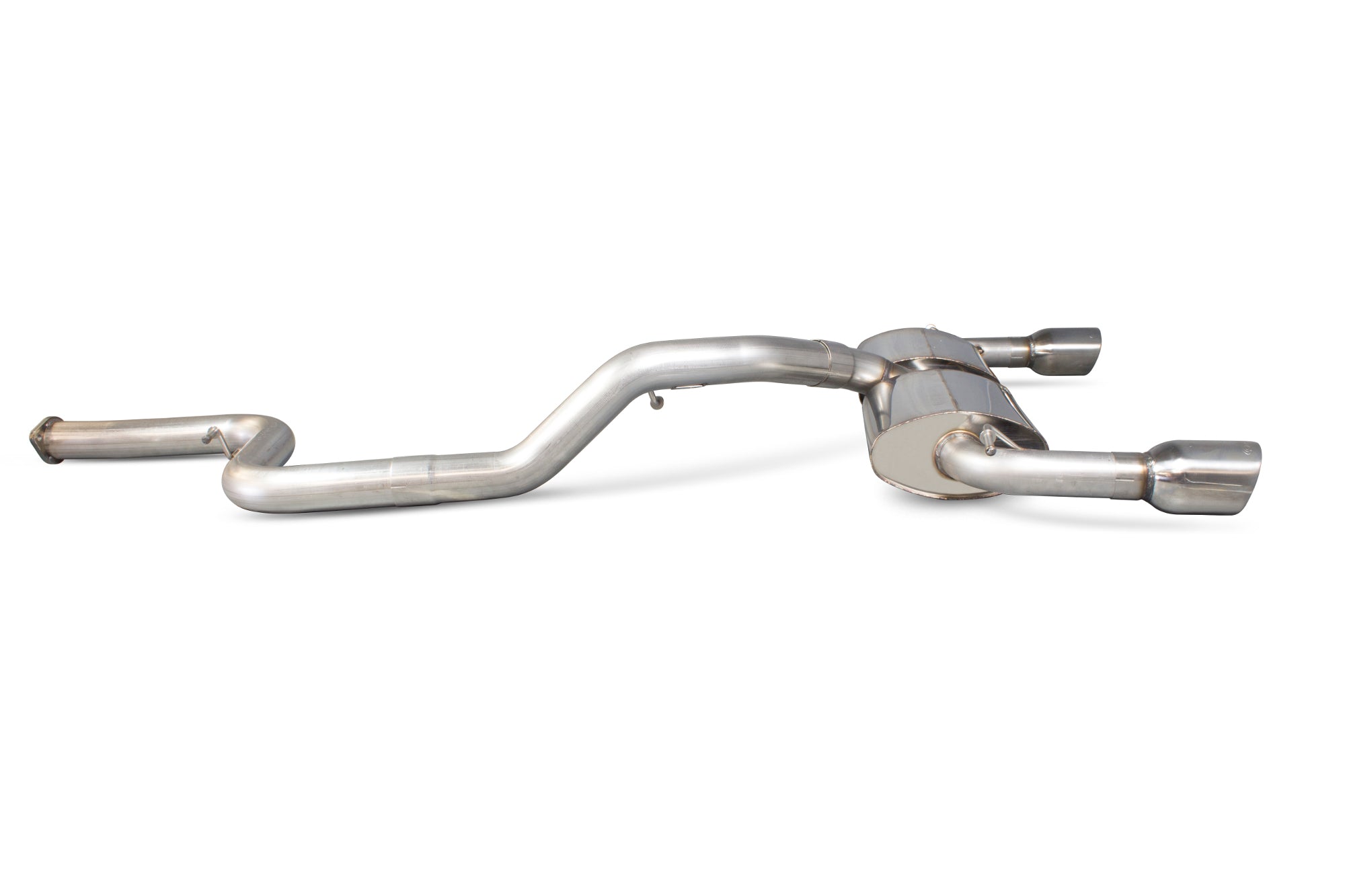 Ford Focus MK2 ST 225 2.5 Turbo 76mm/3 Non-resonated cat-back system - Scorpion