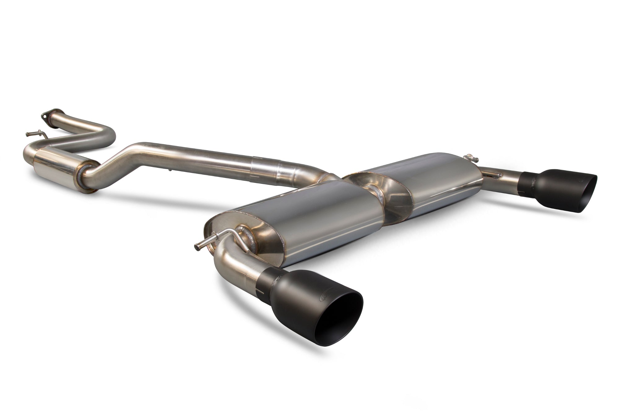 Ford Focus MK2 ST 225 2.5 Turbo 63.5mm/2.5 Resonated cat-back system - Scorpion