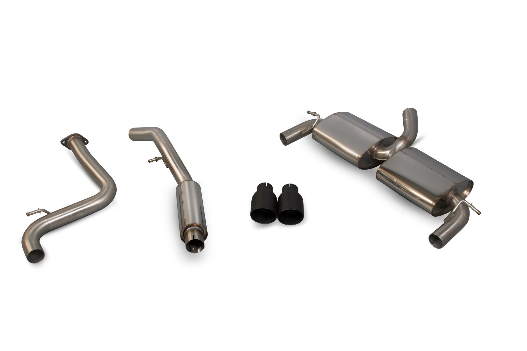 Ford Focus MK2 ST 225 2.5 Turbo 63.5mm/2.5 Resonated cat-back system - Scorpion