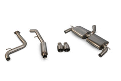 Ford Focus MK2 ST 225 2.5 Turbo 63.5mm/2.5 Resonated cat-back system - Scorpion