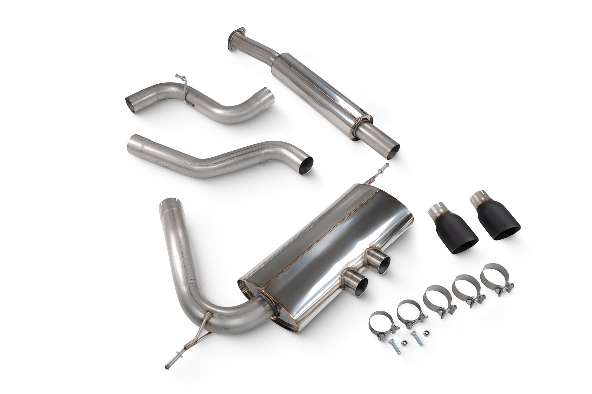 Ford Focus MK3 ST 250 Hatch Non GPF Model Only Resonated cat-back system - Scorpion