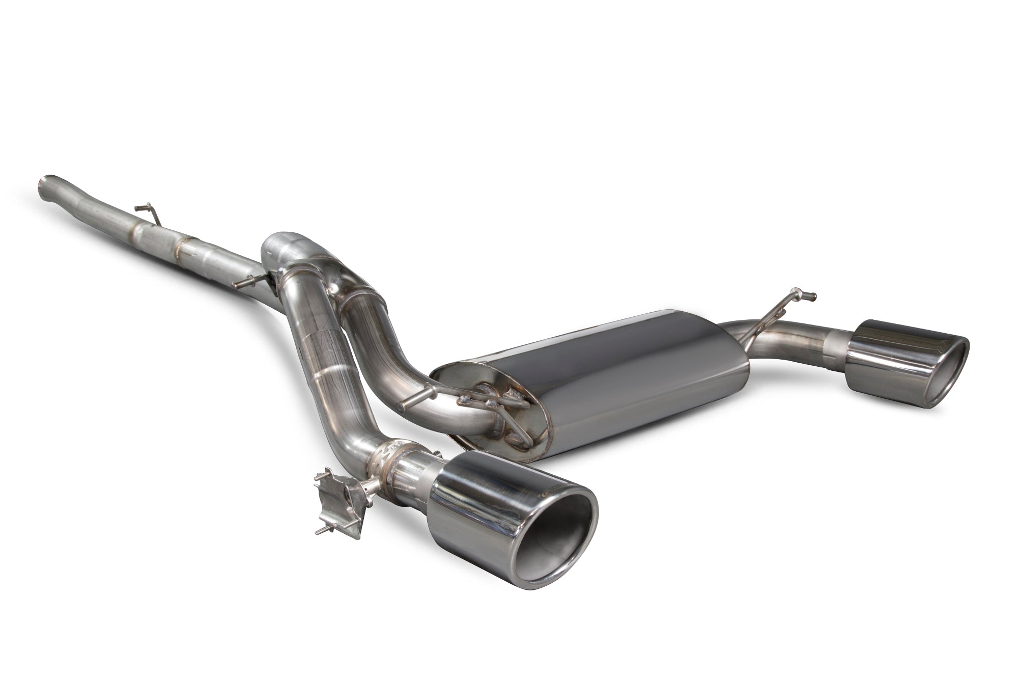 Ford Focus MK3 RS Non GPF Model Only Cat-back system with electronic valve - Scorpion