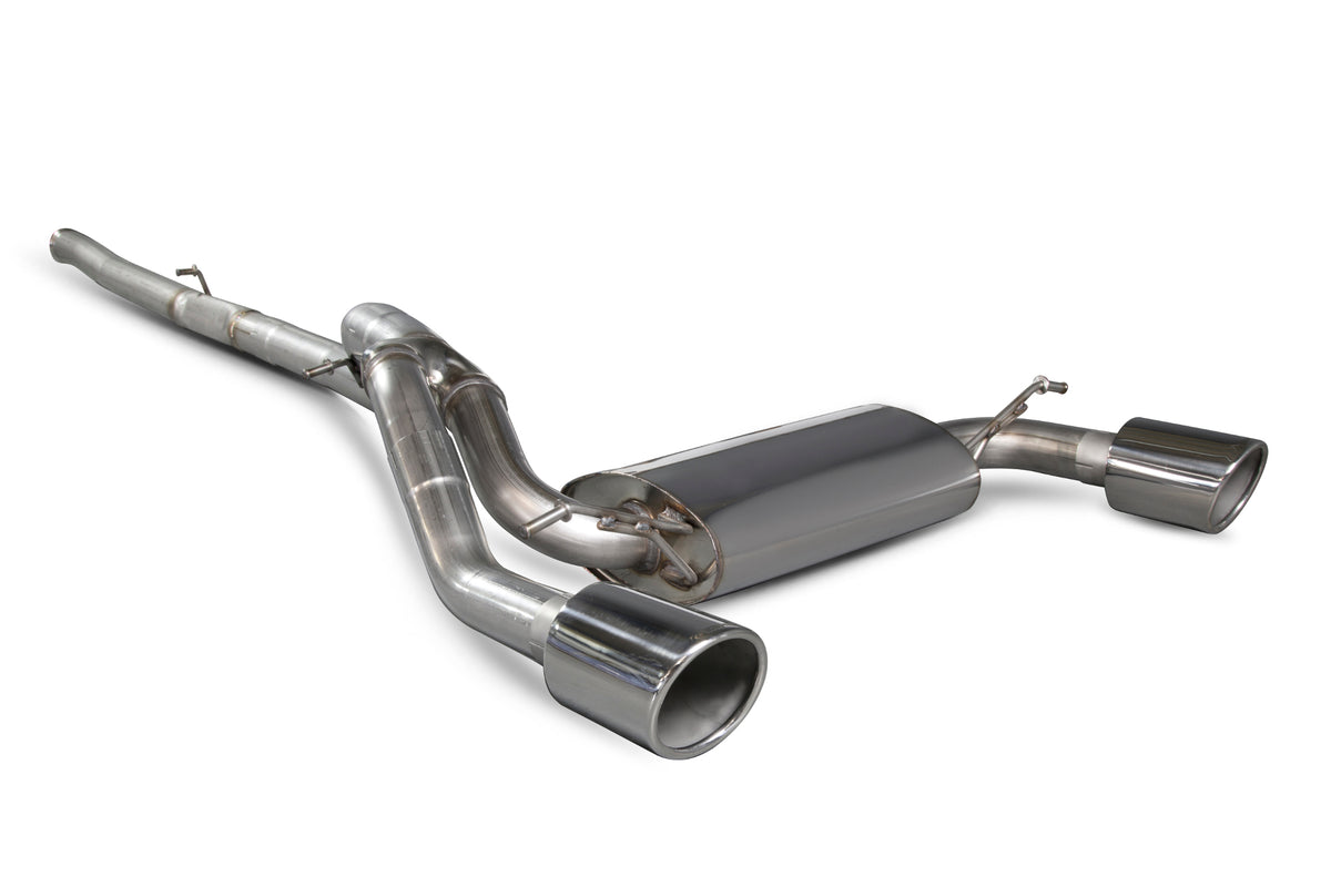 Ford Focus MK3 RS Non GPF Model Only Cat-back system with no valves - Scorpion