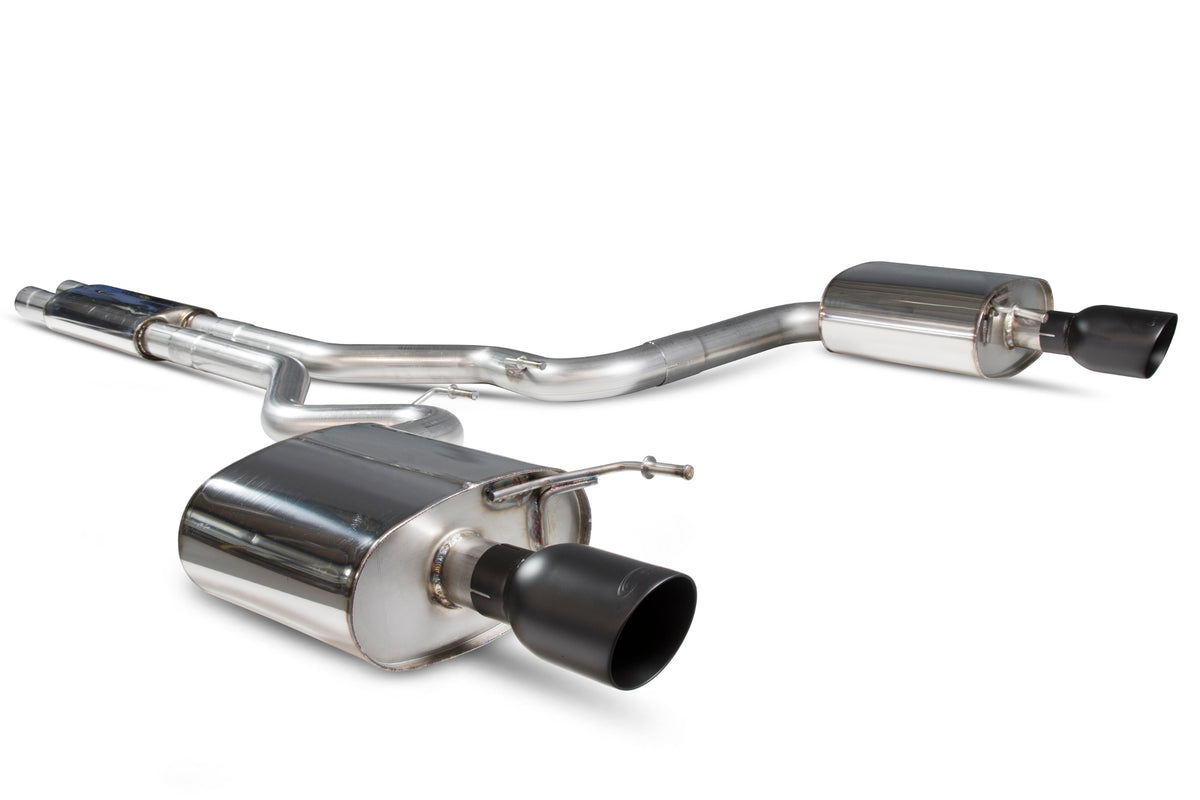 Ford Mustang 5.0 V8 GT Non GPF Model Only Resonated cat-back system - Scorpion
