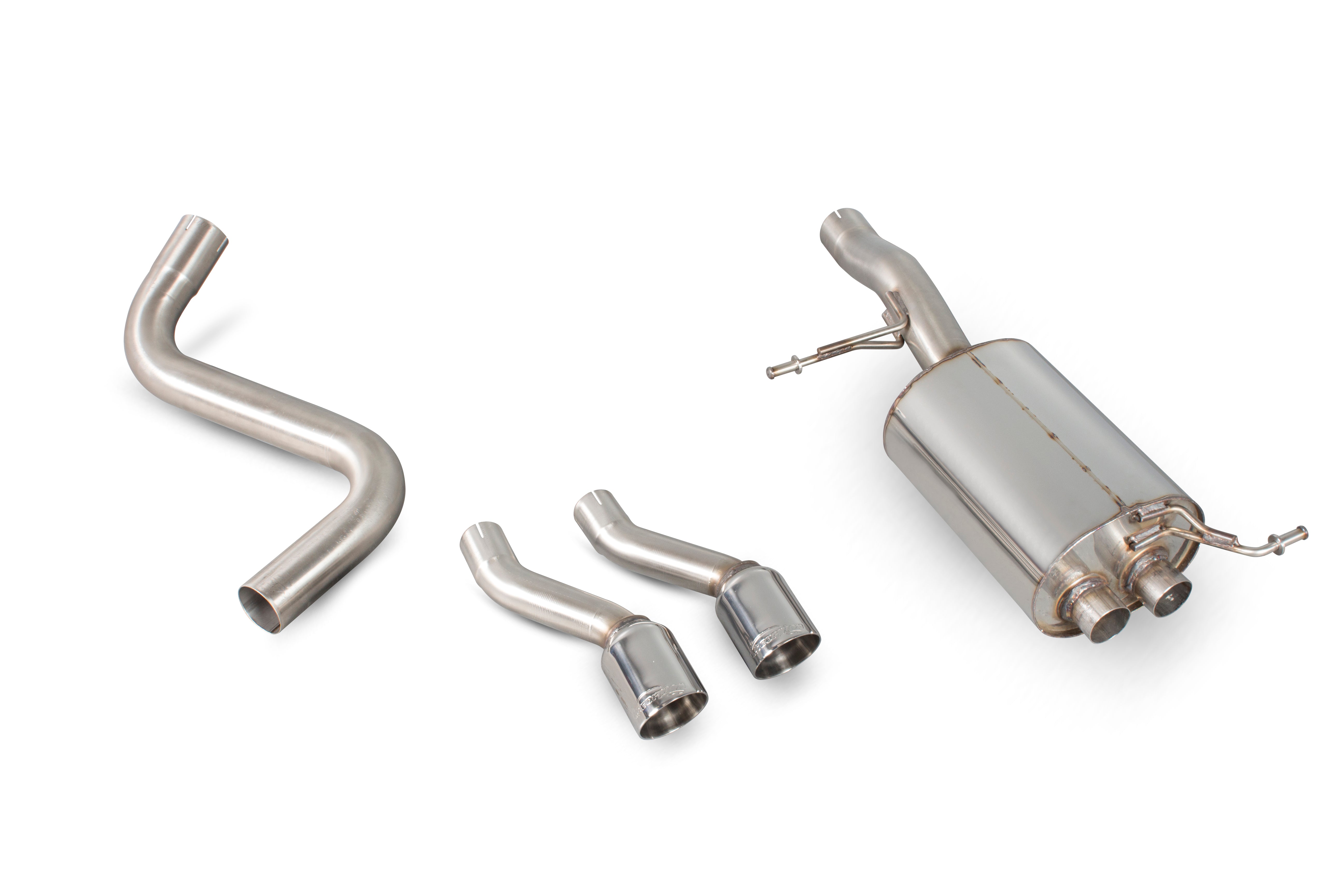 Ford Fiesta Ecoboost 1.0T 100,125 & 140 PS (Zetec S rear valance required) Rear silencer only - Scorpion