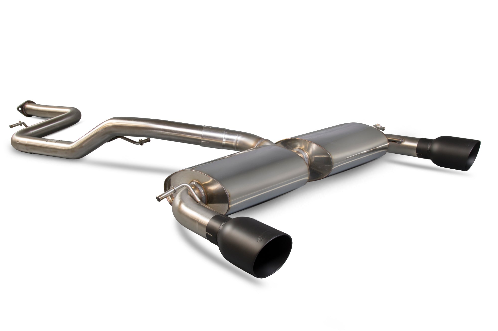 Ford Focus MK2 ST 225 2.5 Turbo 63.5mm/2.5Non-resonated cat-back system - Scorpion